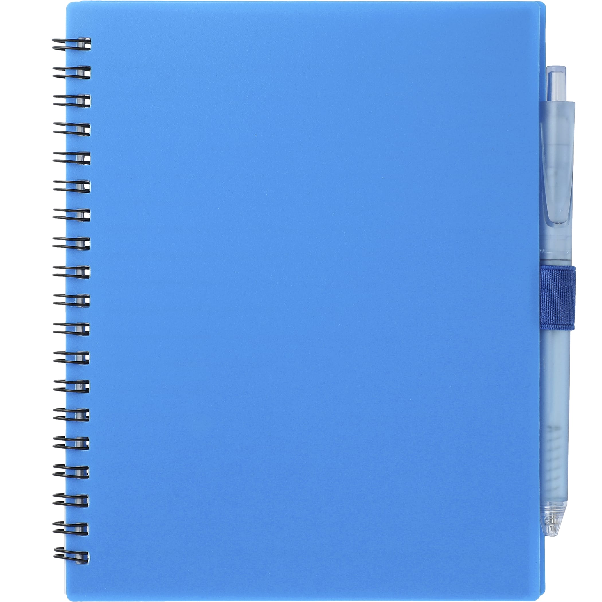 Picture of 5.5'' x 7'' FSC® Recycled Spiral Notebook w/ rPET Pen