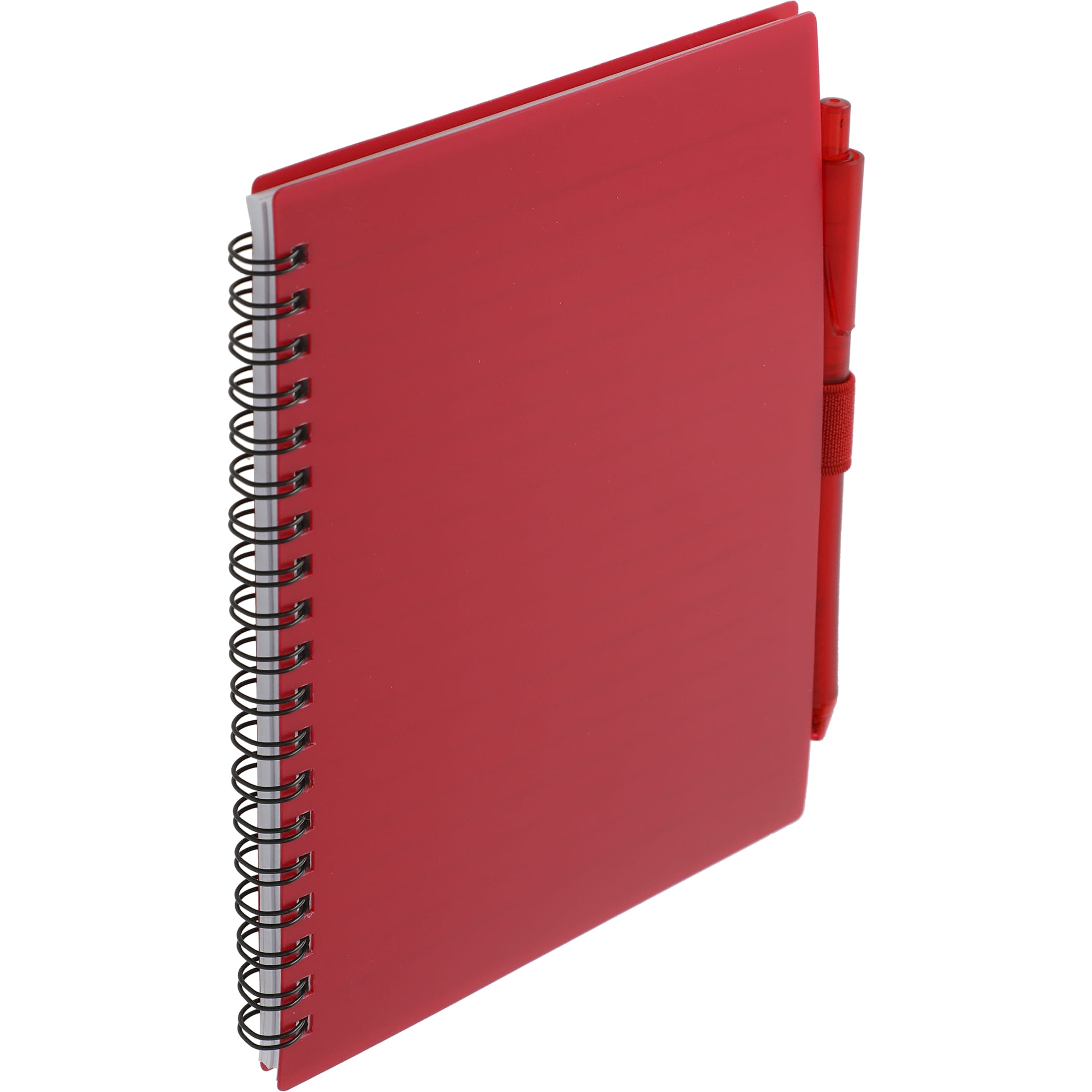Picture of 5.5'' x 7'' FSC® Recycled Spiral Notebook w/ rPET Pen