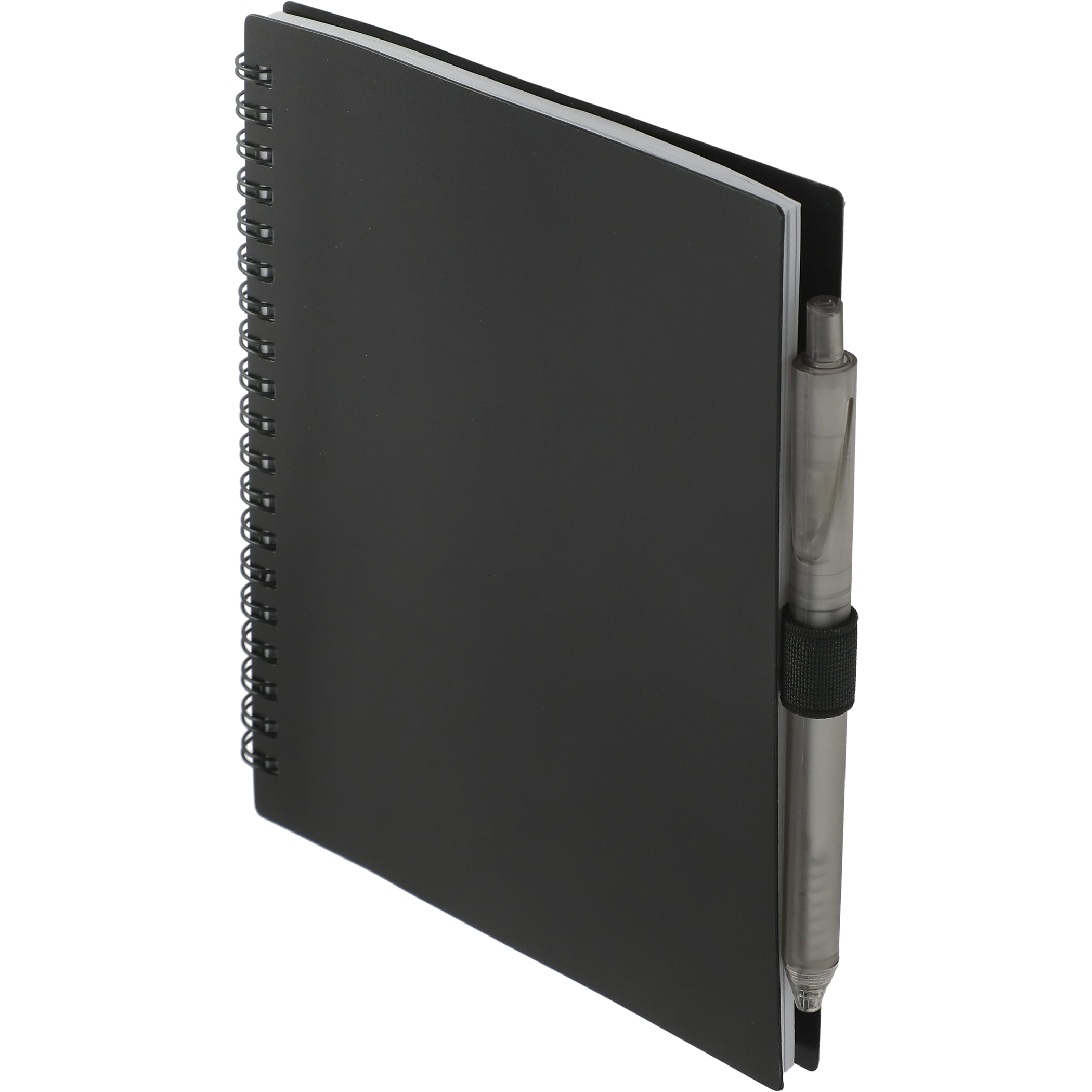 Picture of 5.5'' x 7'' FSC® Recycled Spiral Notebook w/ rPET Pen