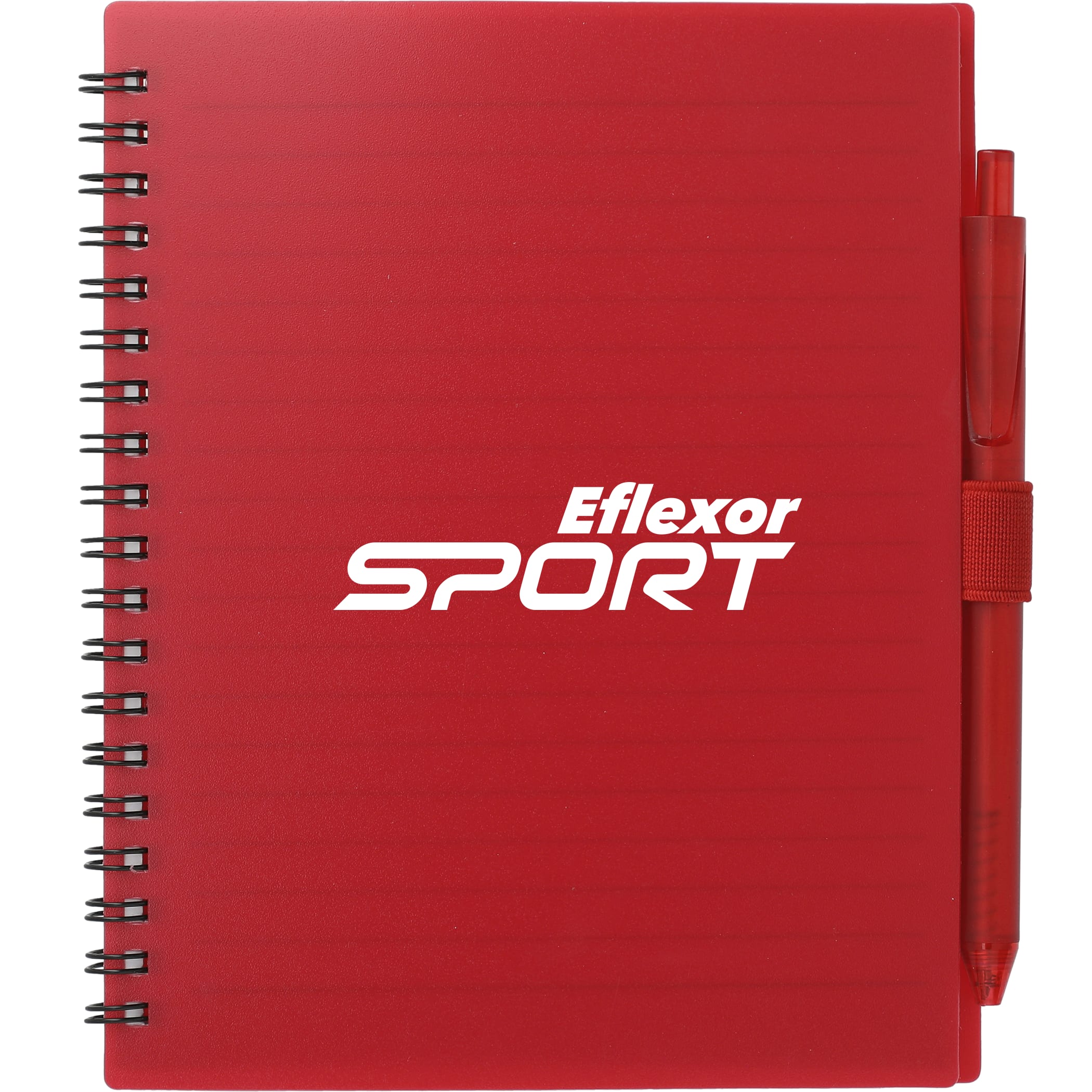Picture of 5.5'' x 7'' FSC® Recycled Spiral Notebook w/ rPET Pen