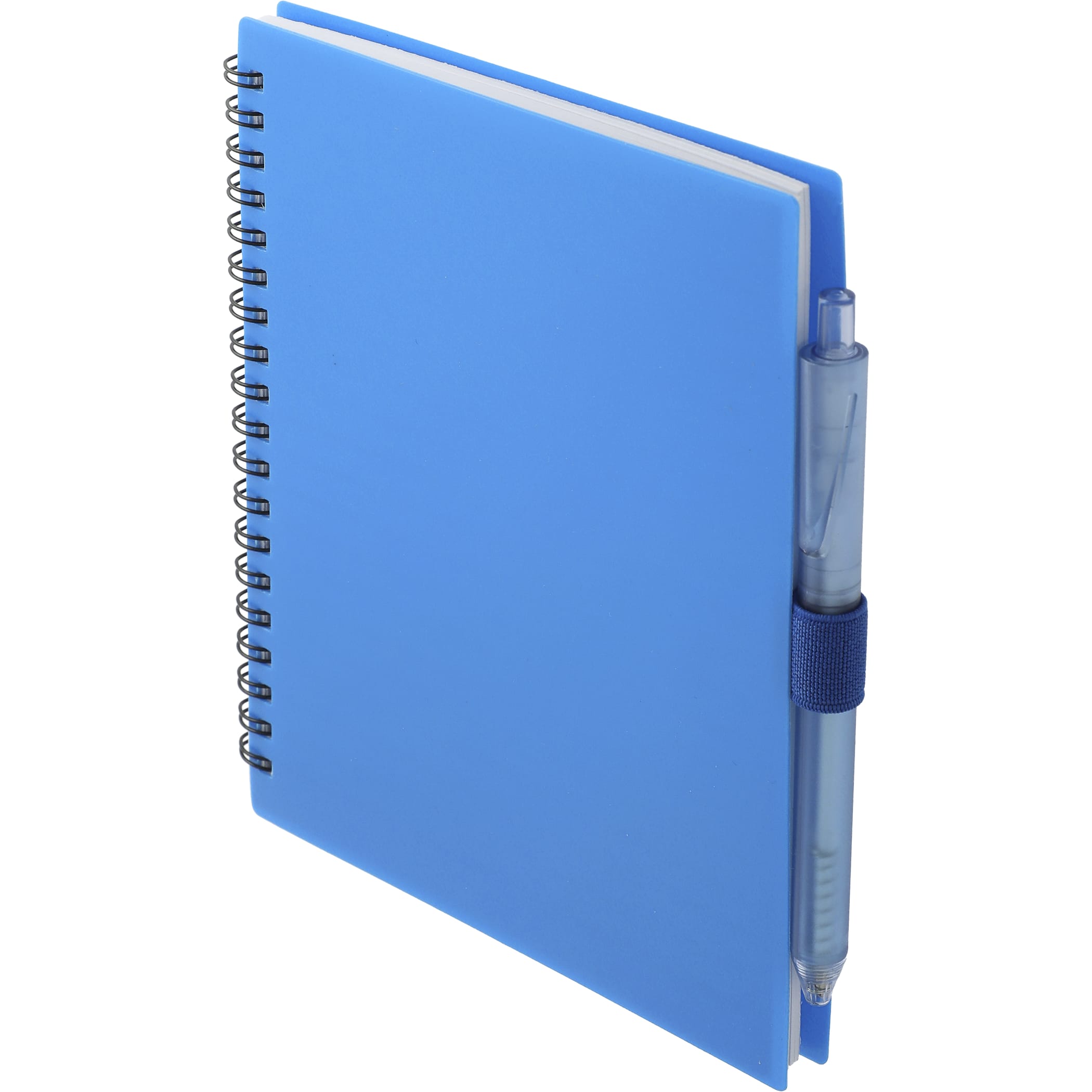 Picture of 5.5'' x 7'' FSC® Recycled Spiral Notebook w/ rPET Pen