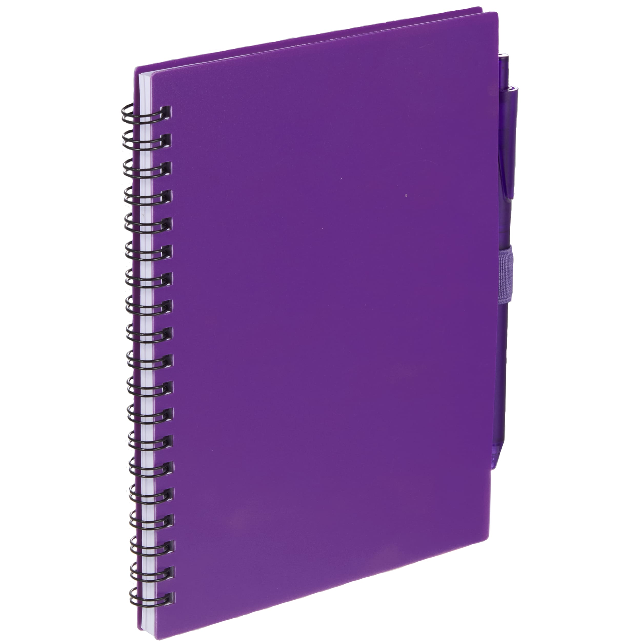 Picture of 5.5'' x 7'' FSC® Recycled Spiral Notebook w/ rPET Pen