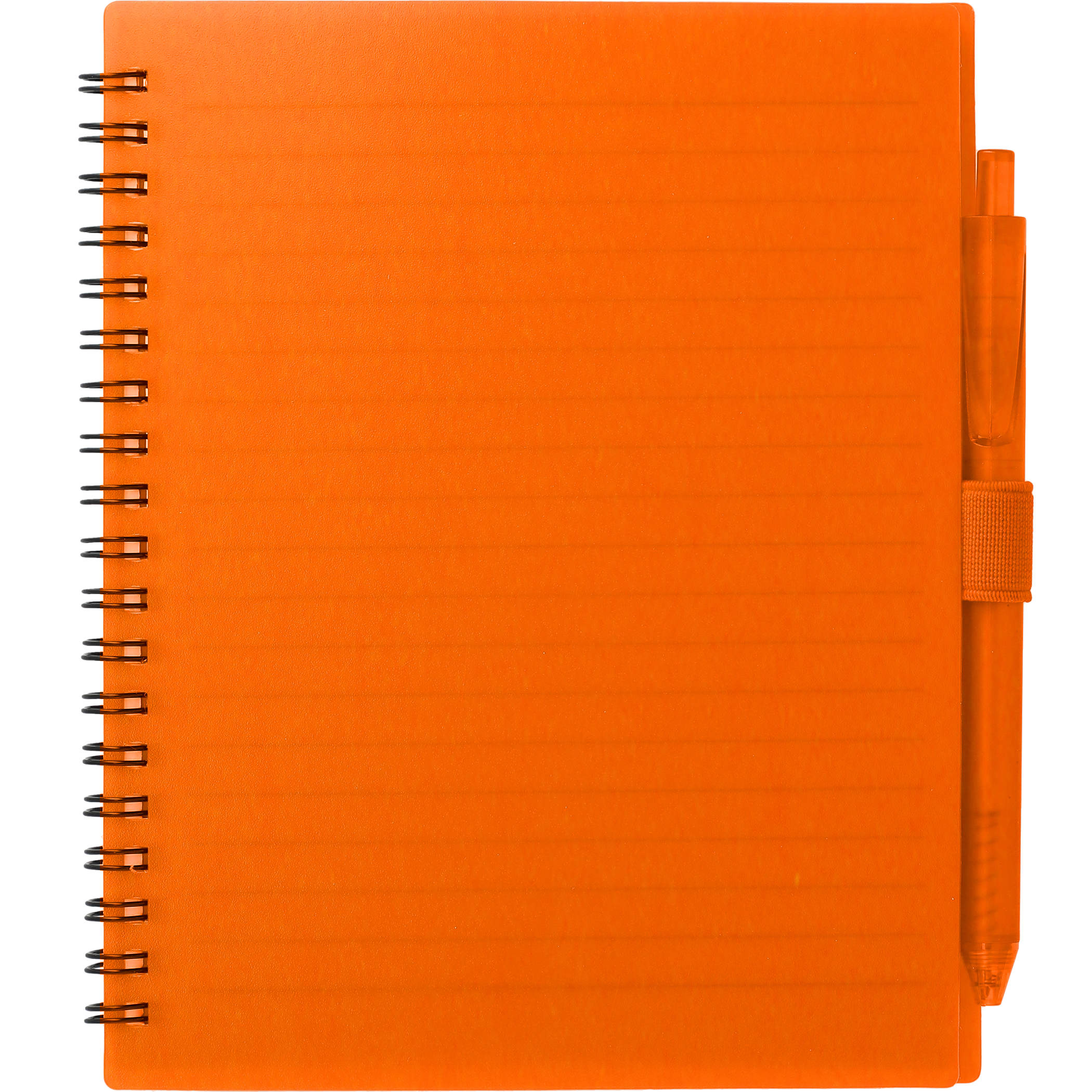 Picture of 5.5'' x 7'' FSC® Recycled Spiral Notebook w/ rPET Pen