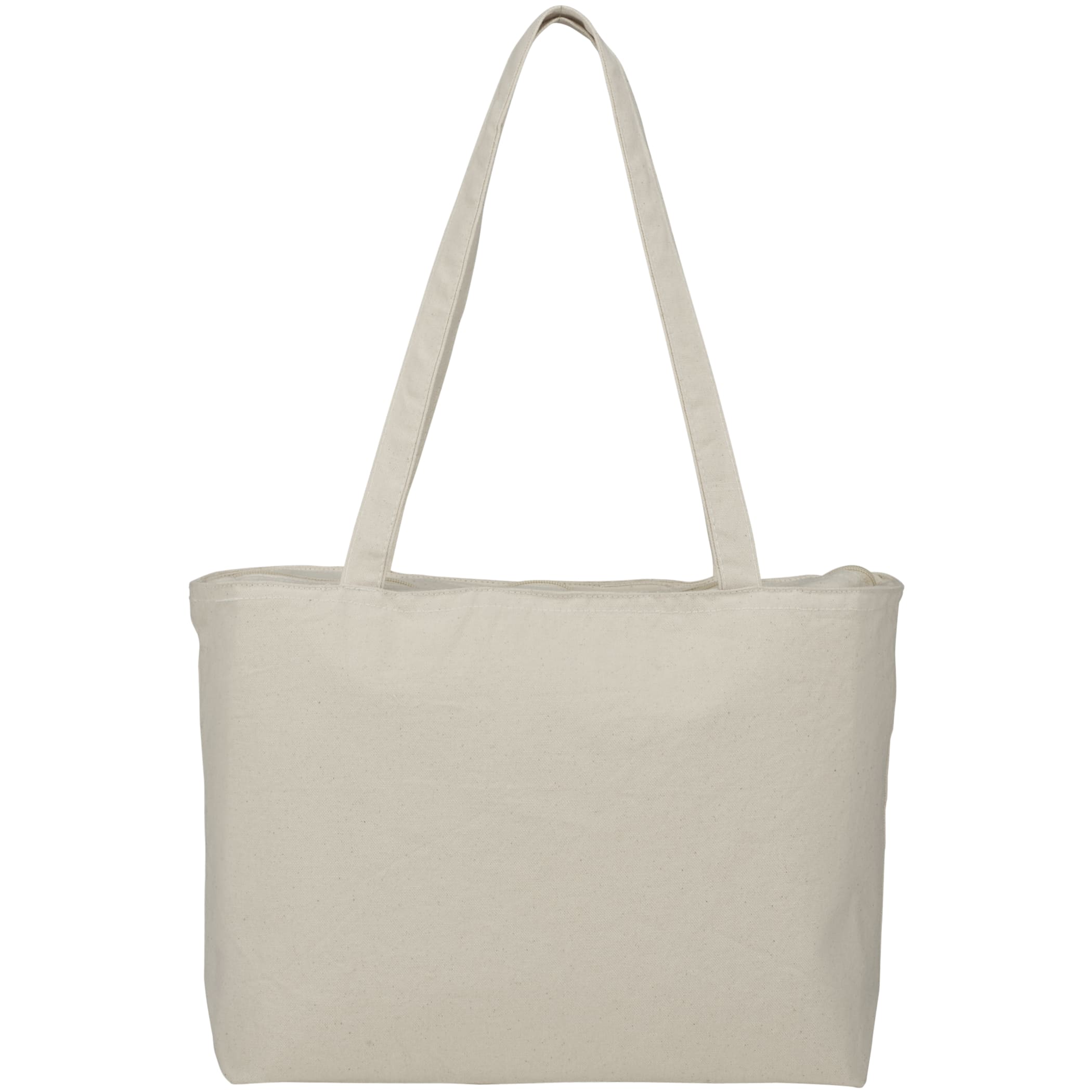 Picture of Zippered 10oz Cotton Canvas Shopper Tote