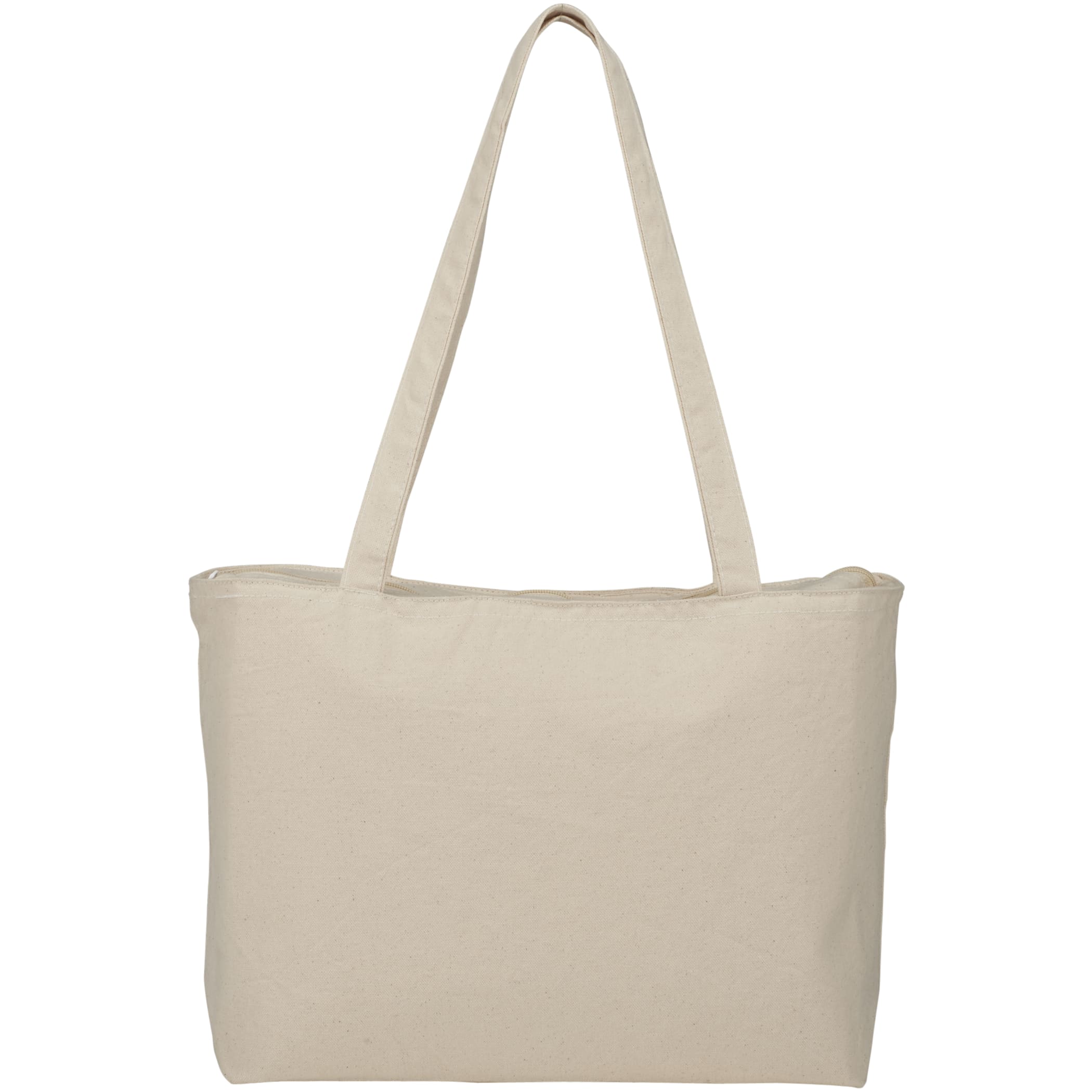Picture of Zippered 10oz Cotton Canvas Shopper Tote