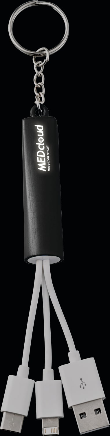 Picture of Route Light Up Logo 3-in-1 Cable