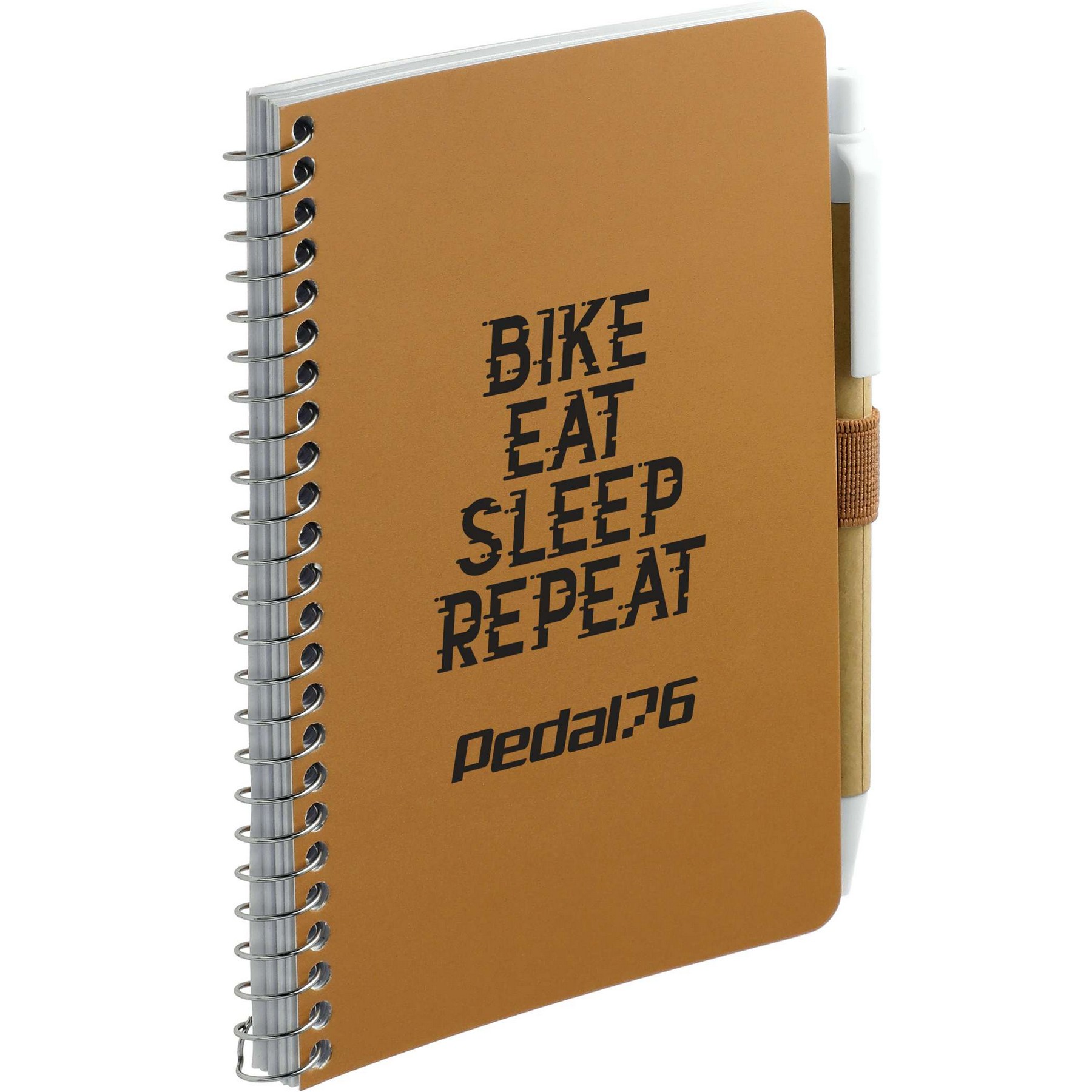 Picture of 4'' x 6'' FSC® Mix Pocket Spiral Notebook with Pen