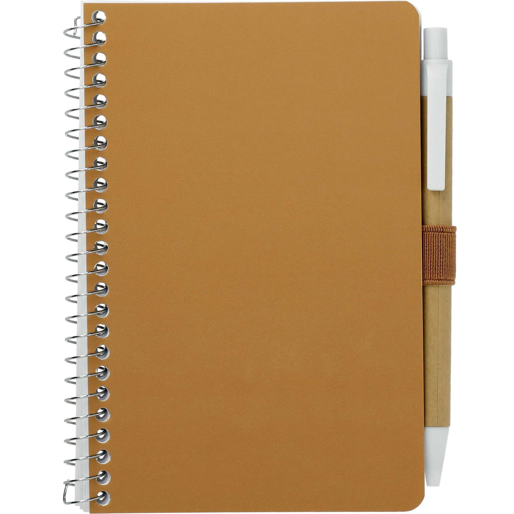Picture of 4'' x 6'' FSC® Mix Pocket Spiral Notebook with Pen