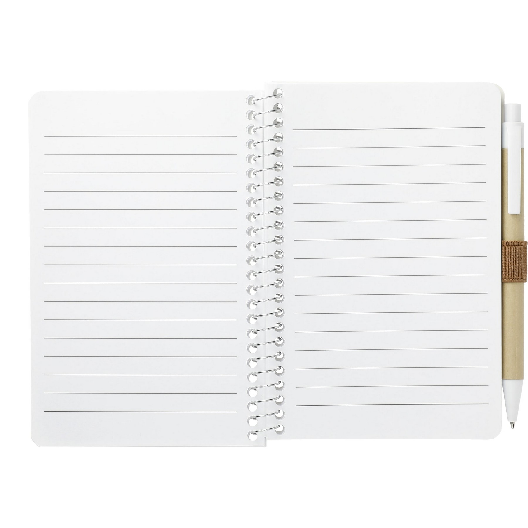 Picture of 4'' x 6'' FSC® Mix Pocket Spiral Notebook with Pen