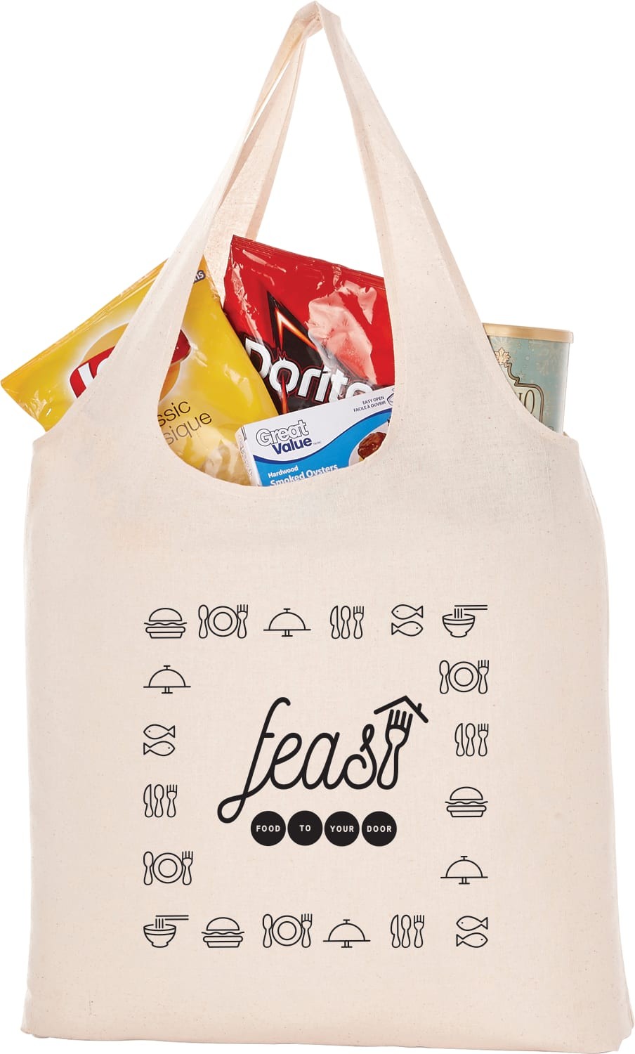 Picture of Lightweight All-Purpose 5oz Cotton Canvas Tote Bag