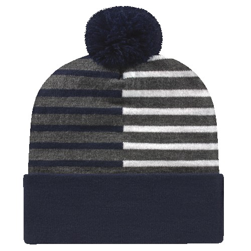 Picture of Half Color Knit Cap with Cuff