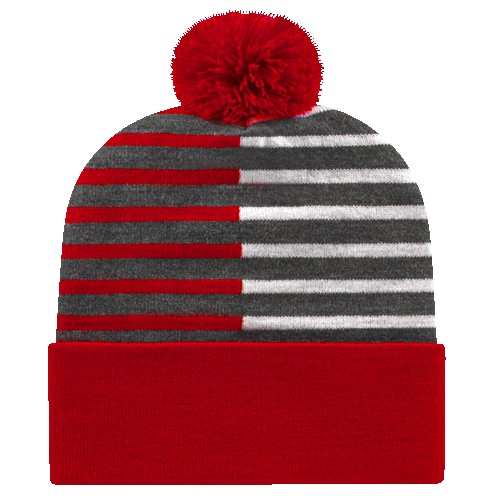 Picture of Half Color Knit Cap with Cuff