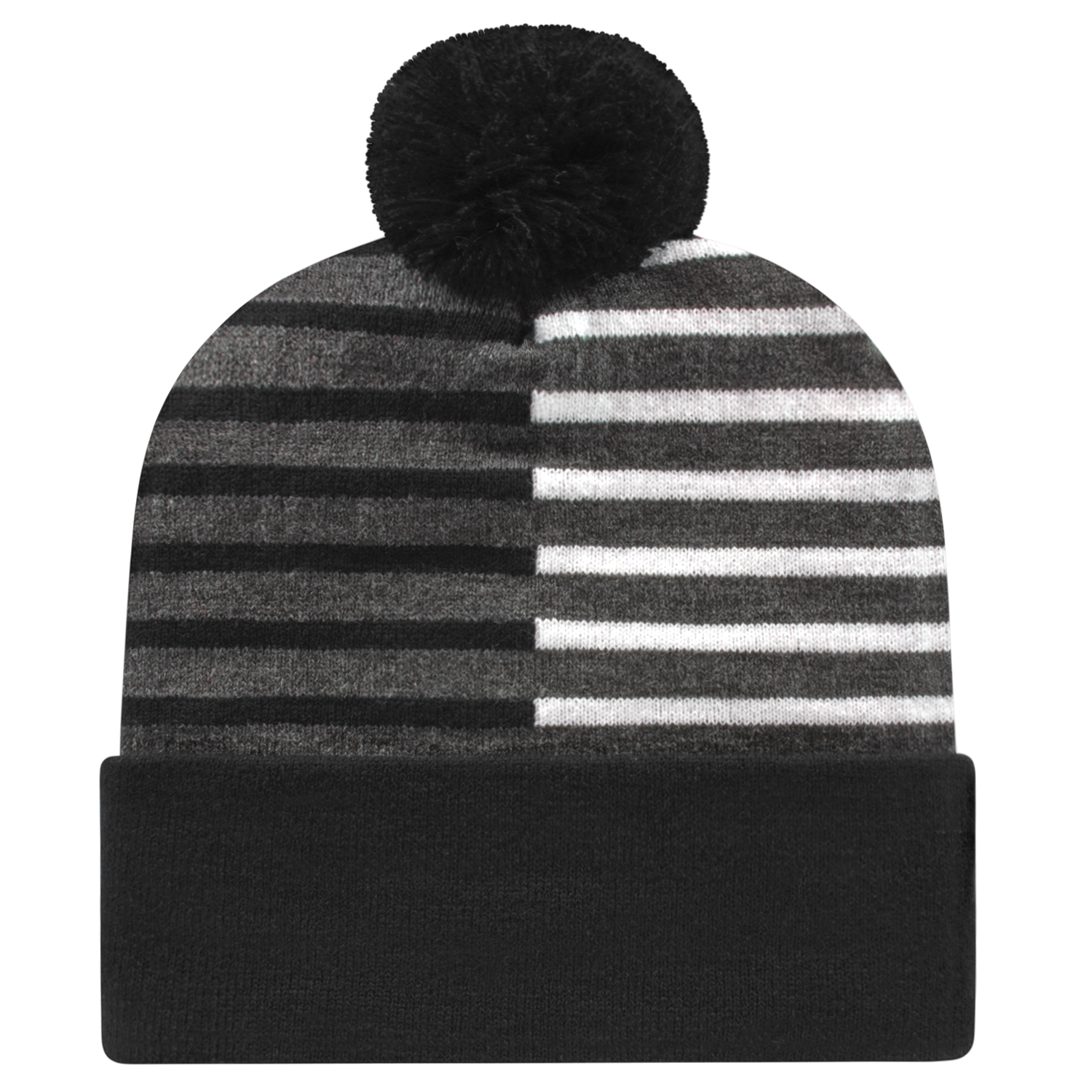Picture of Half Color Knit Cap with Cuff