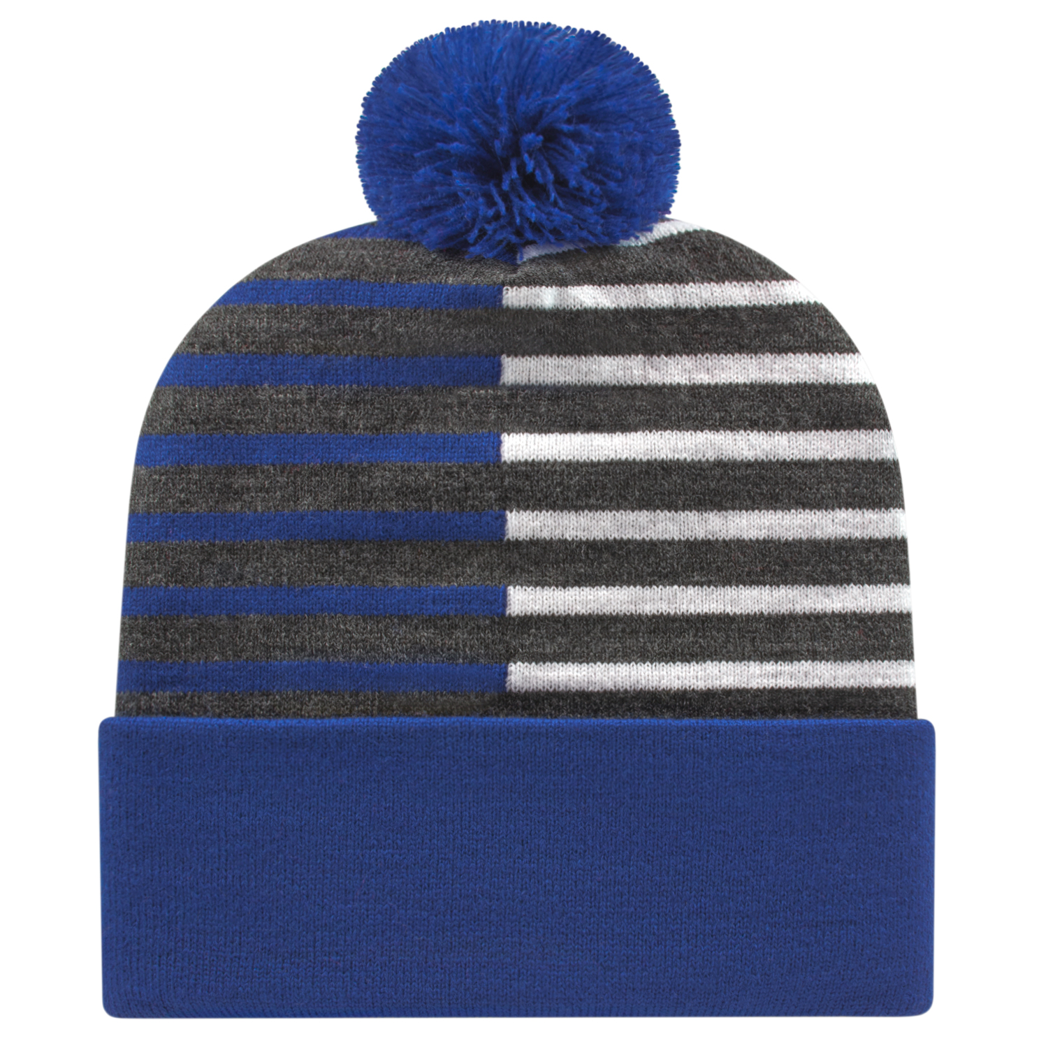 Picture of Half Color Knit Cap with Cuff
