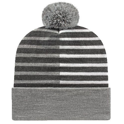 Picture of Half Color Knit Cap with Cuff