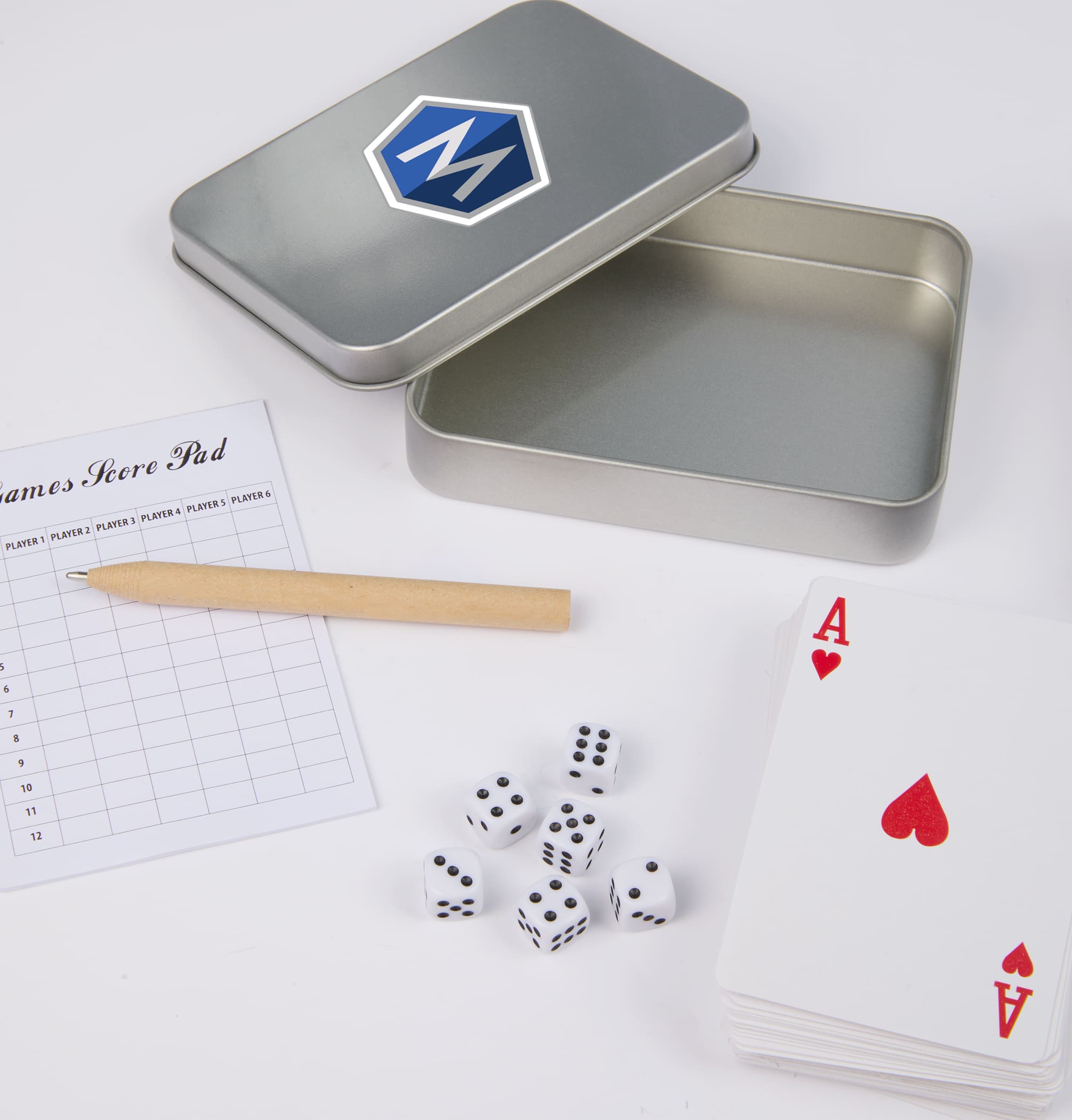 Picture of Playing Cards & Dice Game Set