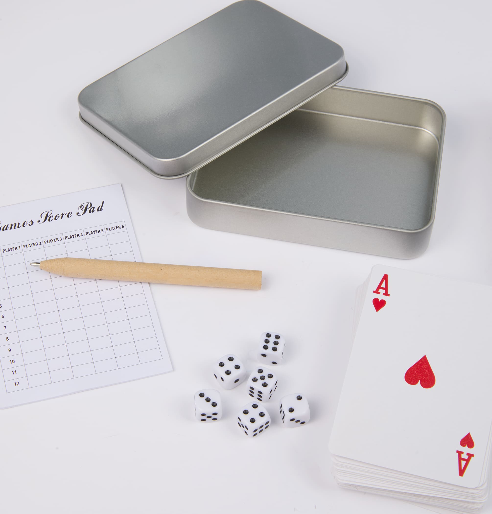 Picture of Playing Cards & Dice Game Set