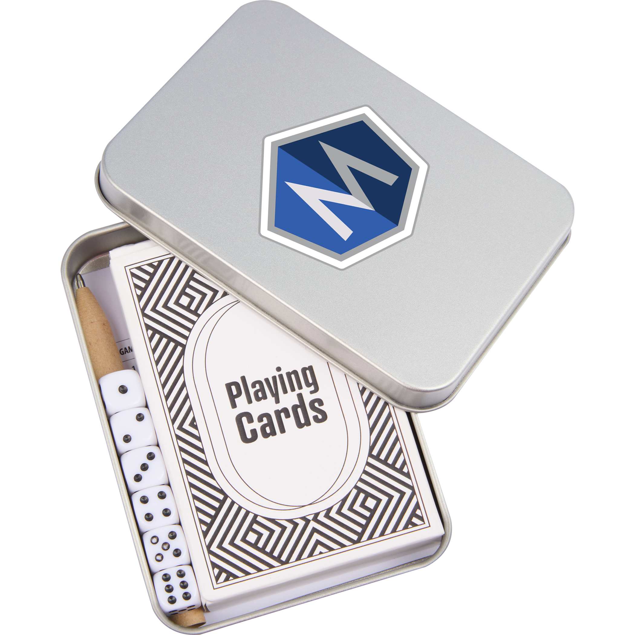 Picture of Playing Cards & Dice Game Set