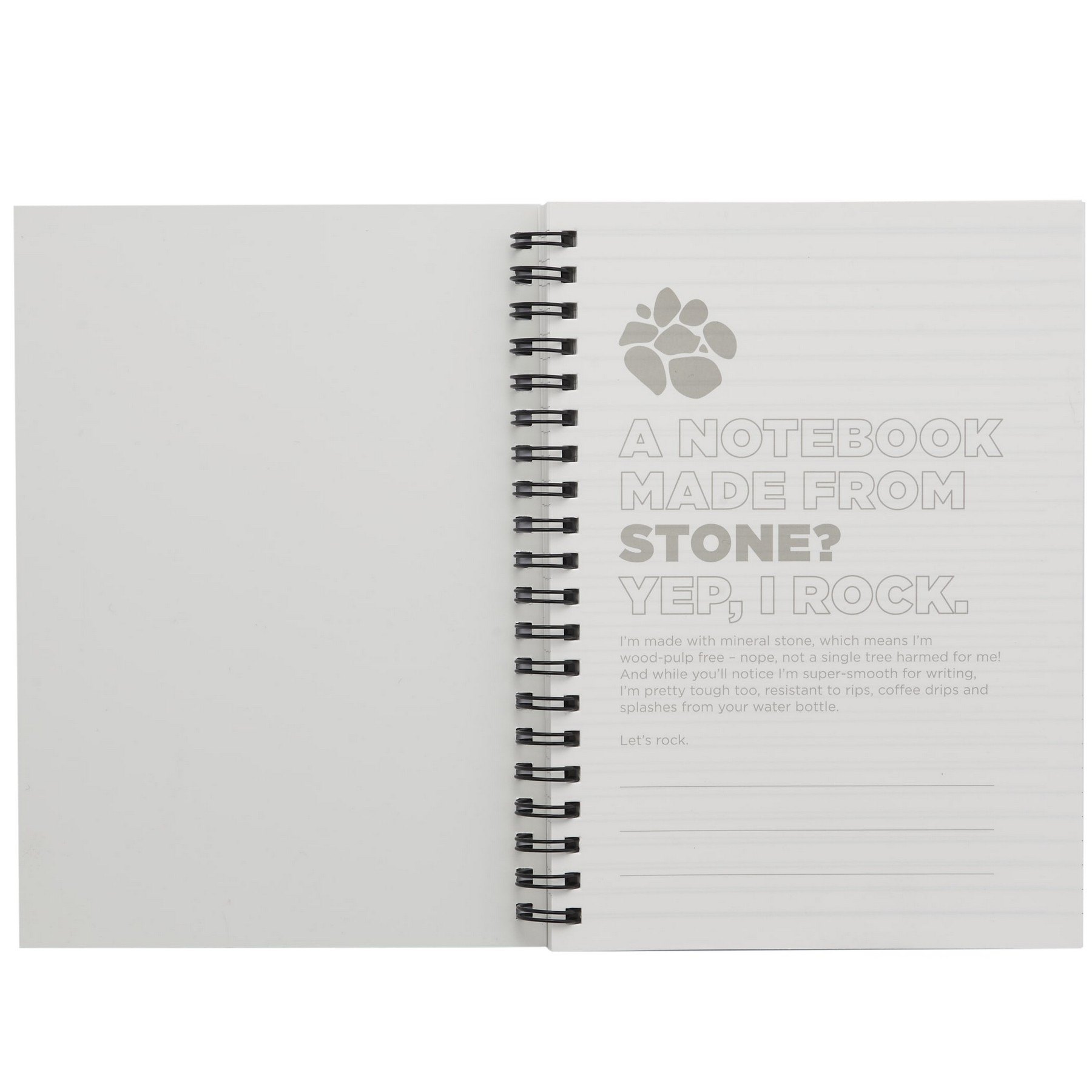 Picture of 5'' x 7'' Mineral Stone Field Spiral Notebook