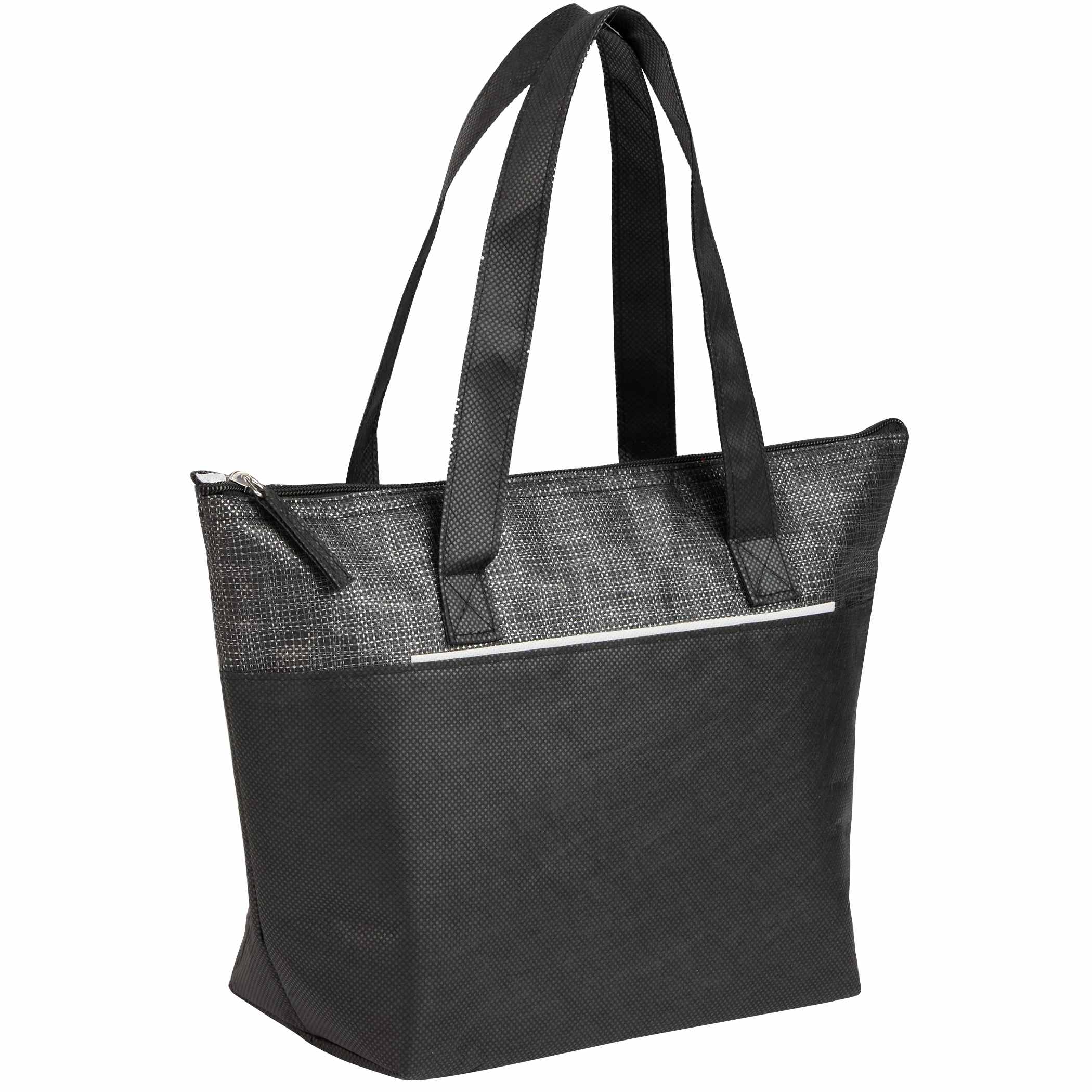 Picture of Mist Recycled 9-Can Non-Woven Tote Cooler