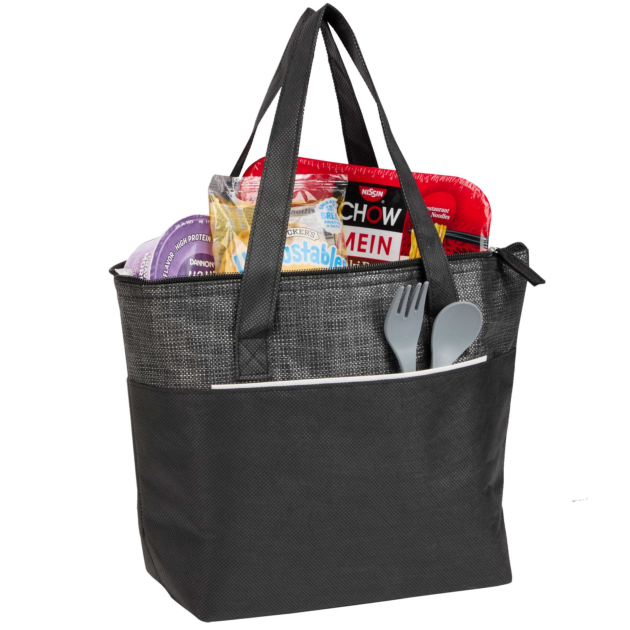 Picture of Mist Recycled 9-Can Non-Woven Tote Cooler