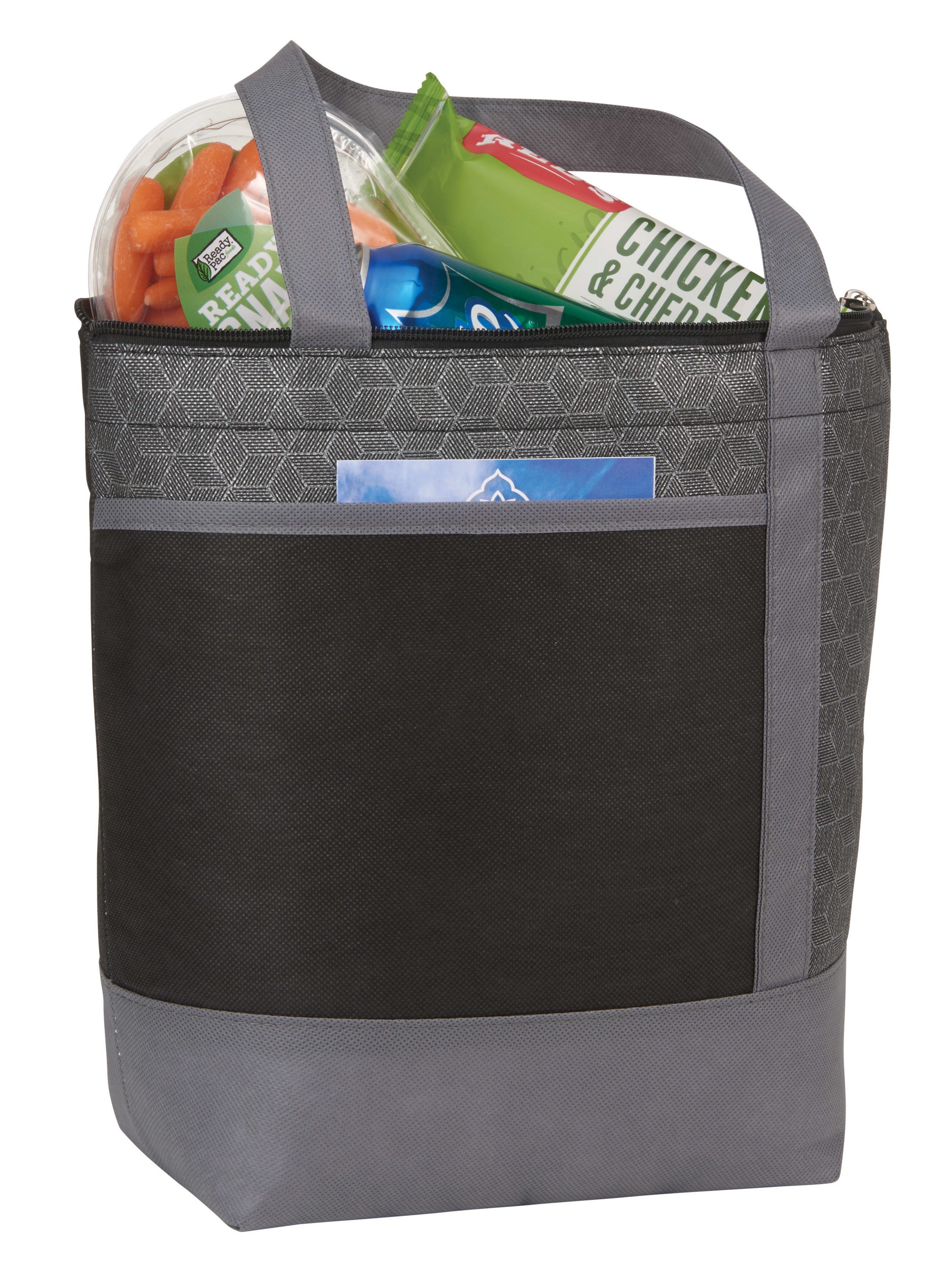 Picture of Chrome 9-Can Non-Woven Insulated Cooler Lunch Bag