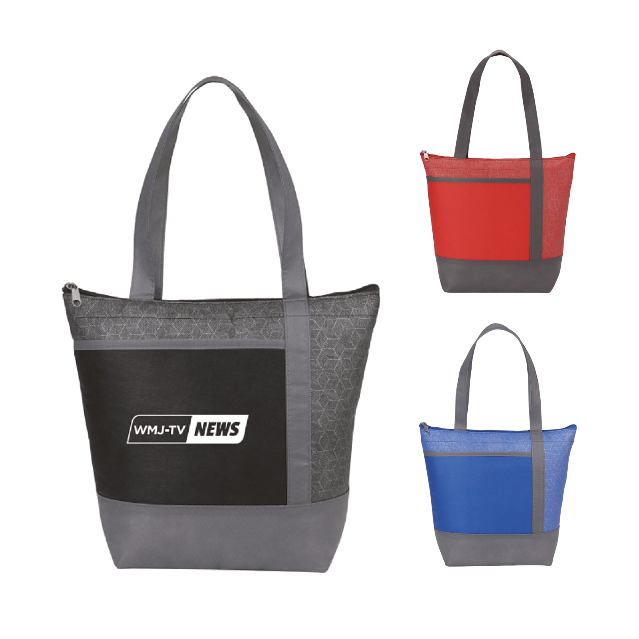 Picture of Chrome 9-Can Non-Woven Insulated Cooler Lunch Bag