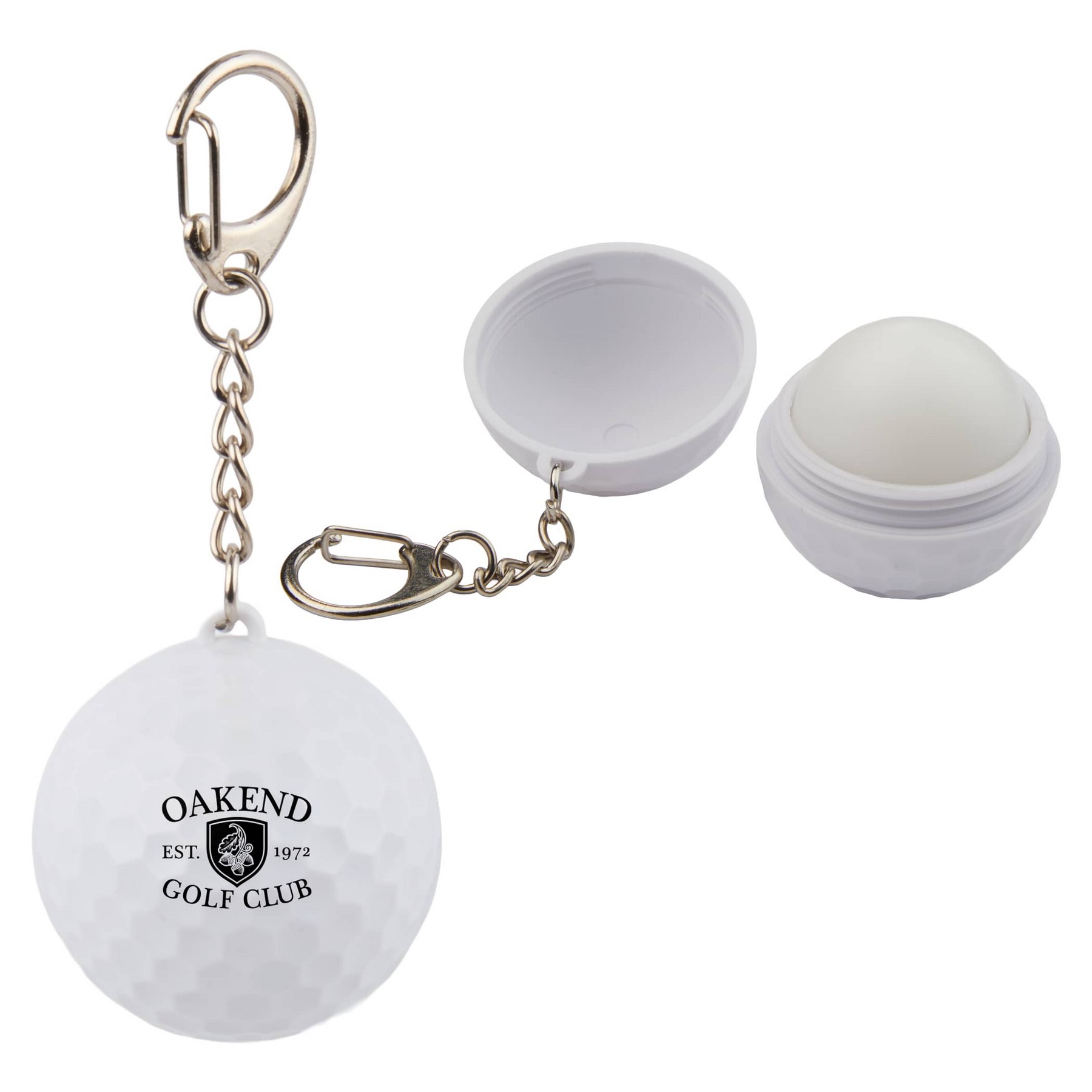 Picture of Recycled Golf SPF 15 Lip Balm Keychain