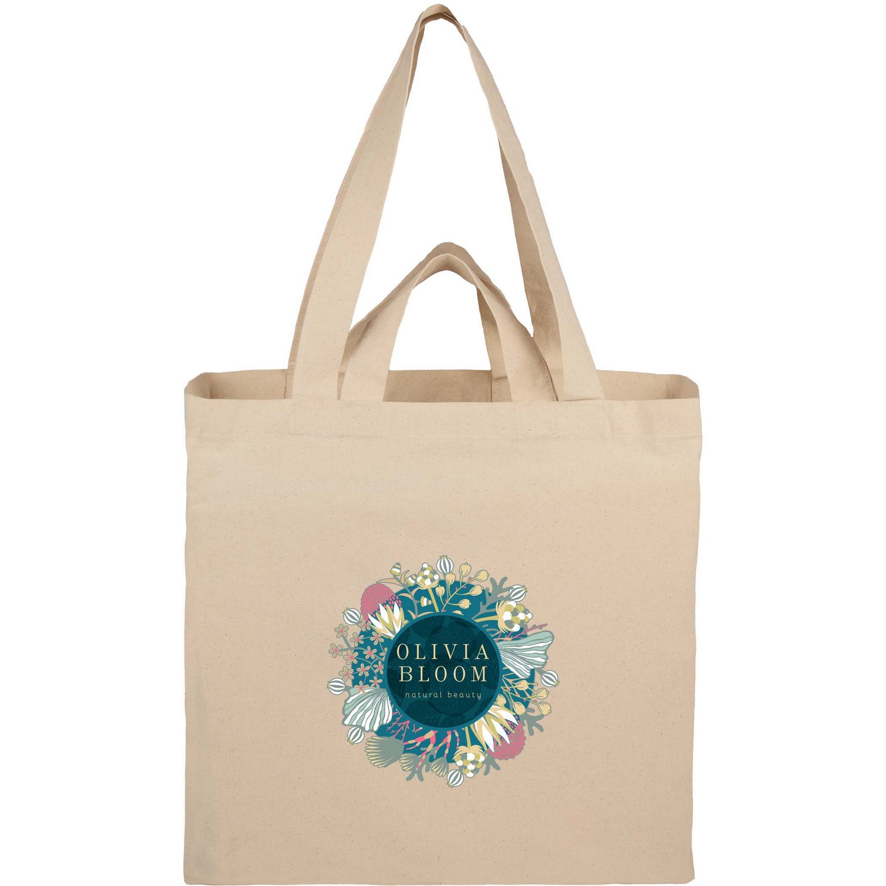 Picture of Organic 6oz Cotton Dual Carry Tote