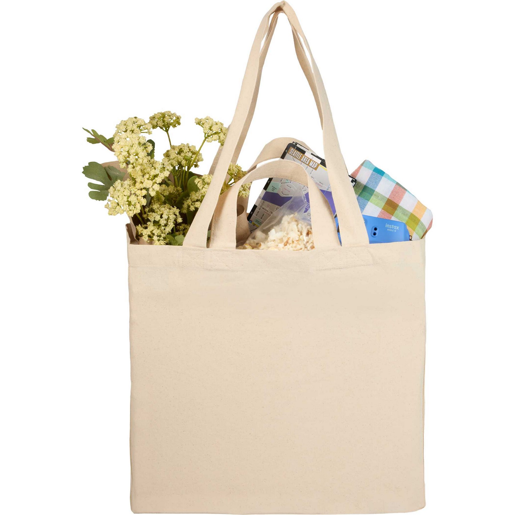 Picture of Organic 6oz Cotton Dual Carry Tote