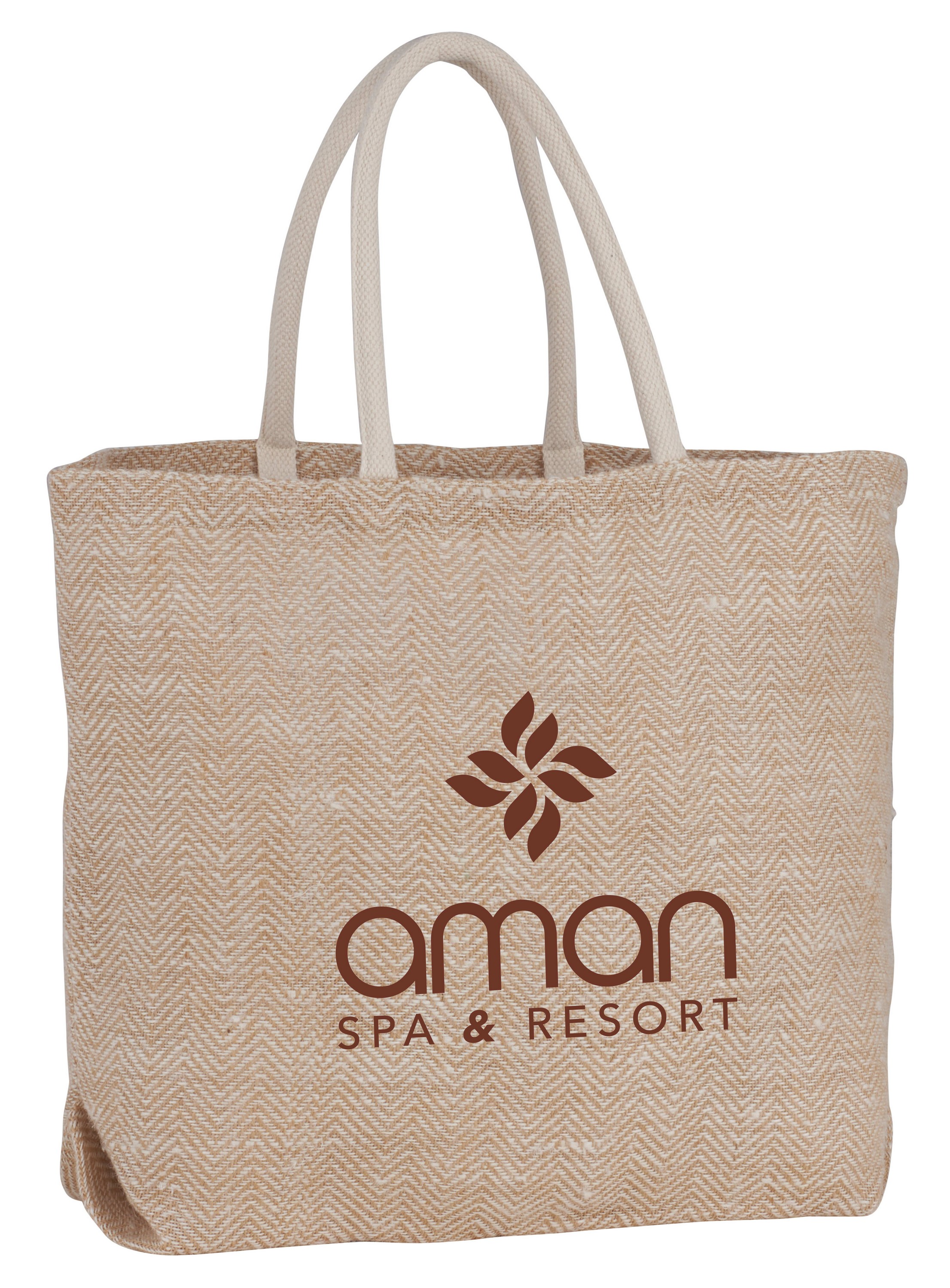 Picture of Herringbone Jute Tote