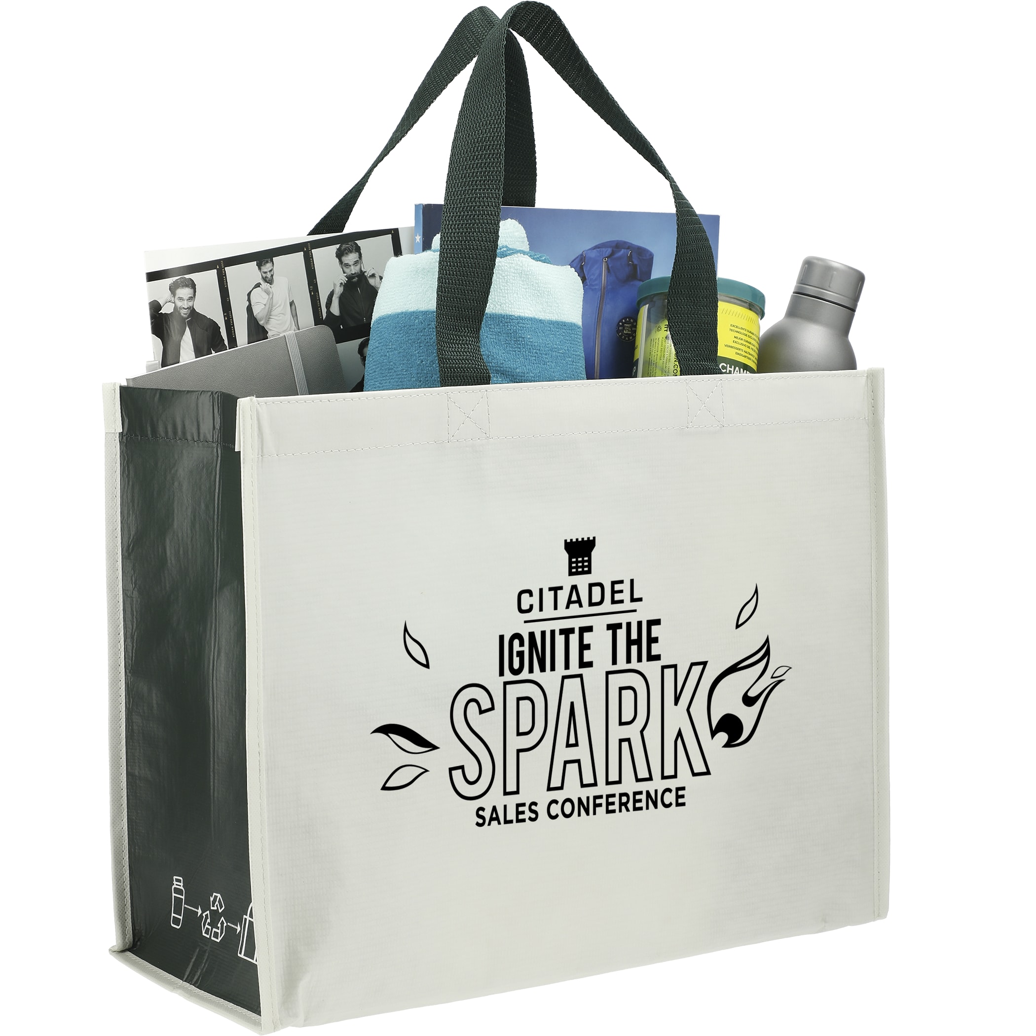 Picture of rPET Laminated Matte Shopper Tote