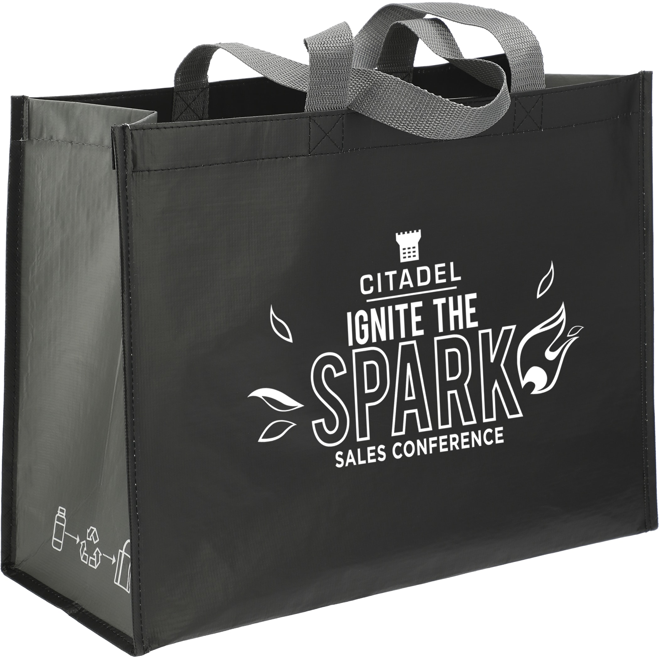Picture of rPET Laminated Matte Shopper Tote
