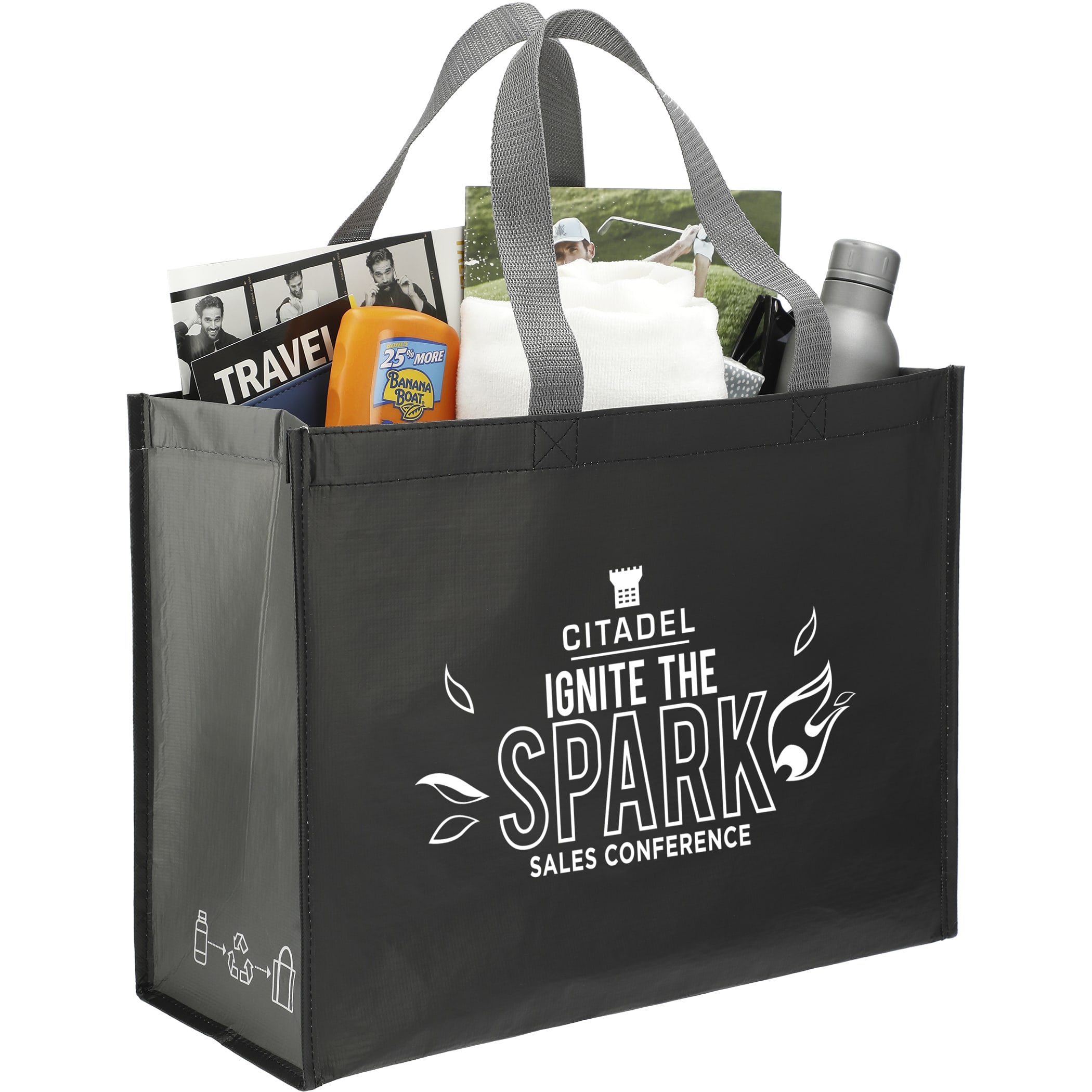 Picture of rPET Laminated Matte Shopper Tote