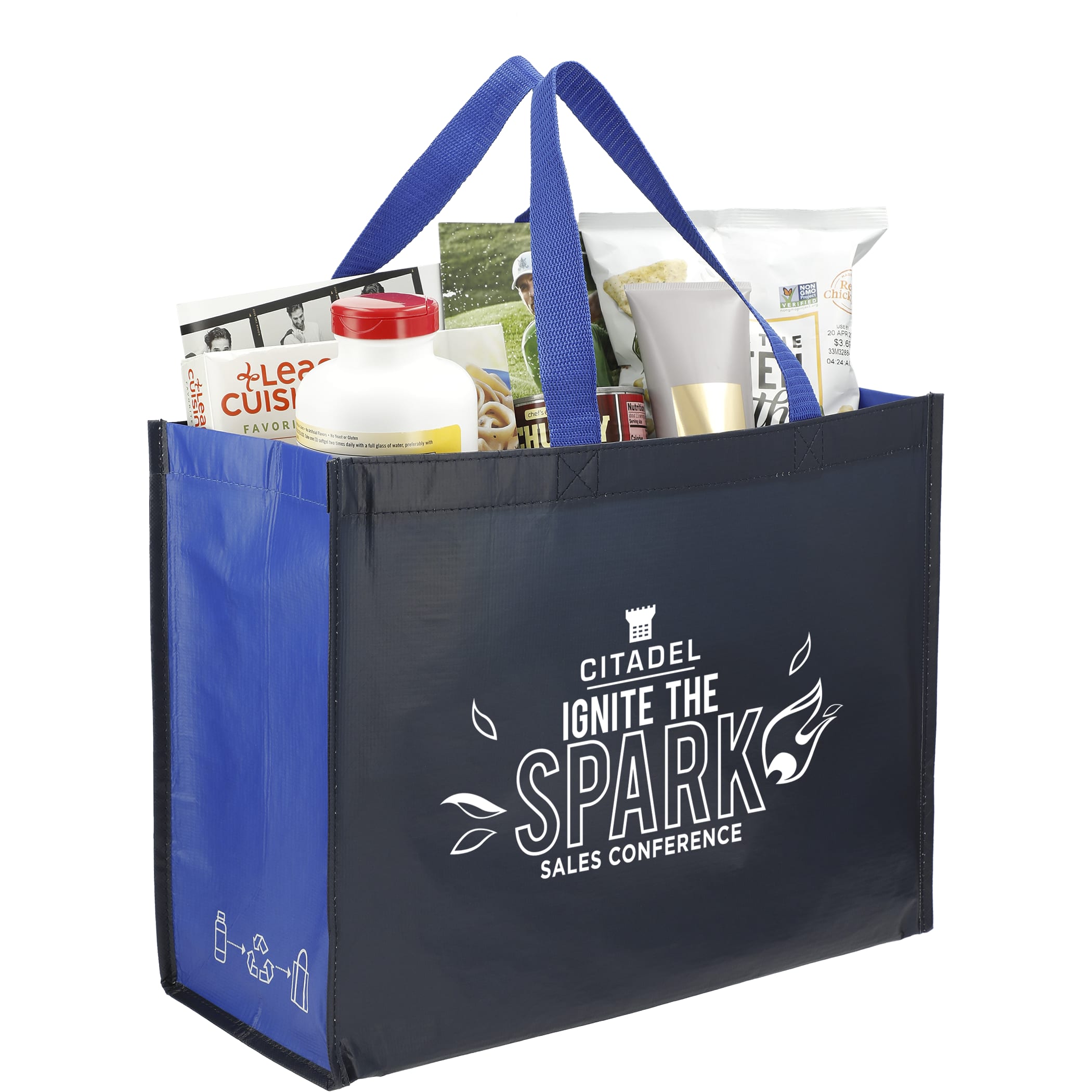 Picture of rPET Laminated Matte Shopper Tote