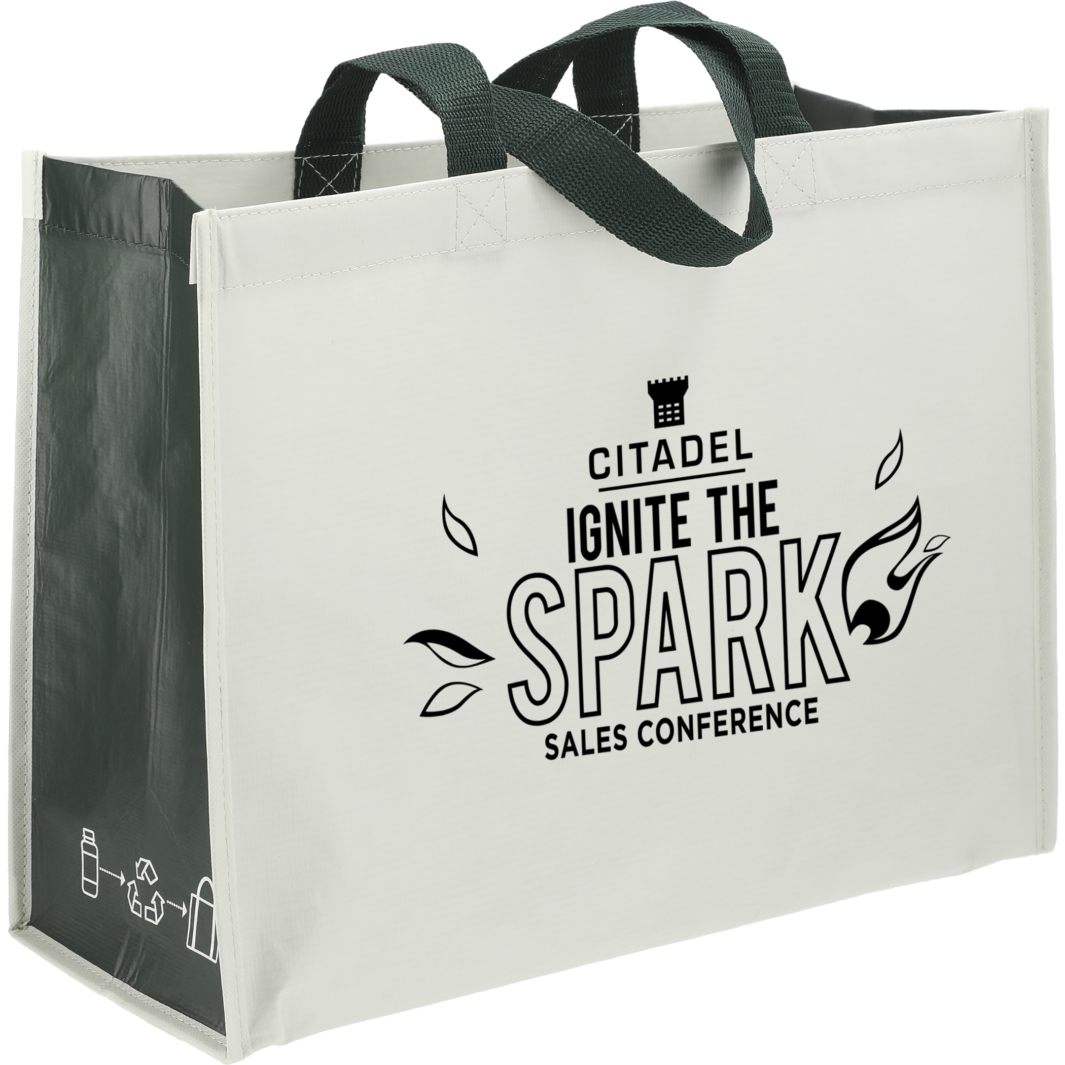 Picture of rPET Laminated Matte Shopper Tote