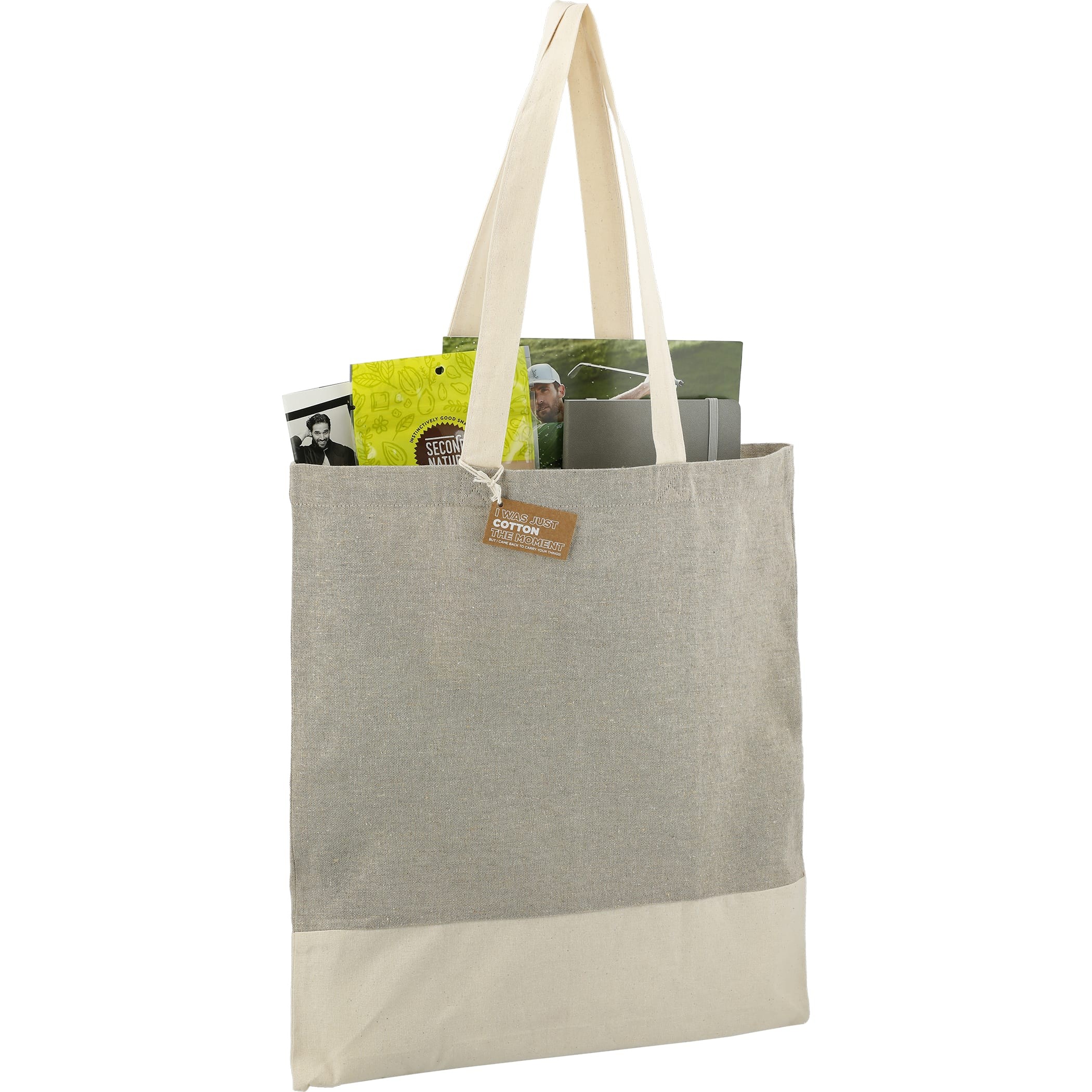 Picture of Split Recycled 5oz Cotton Twill Convention Tote
