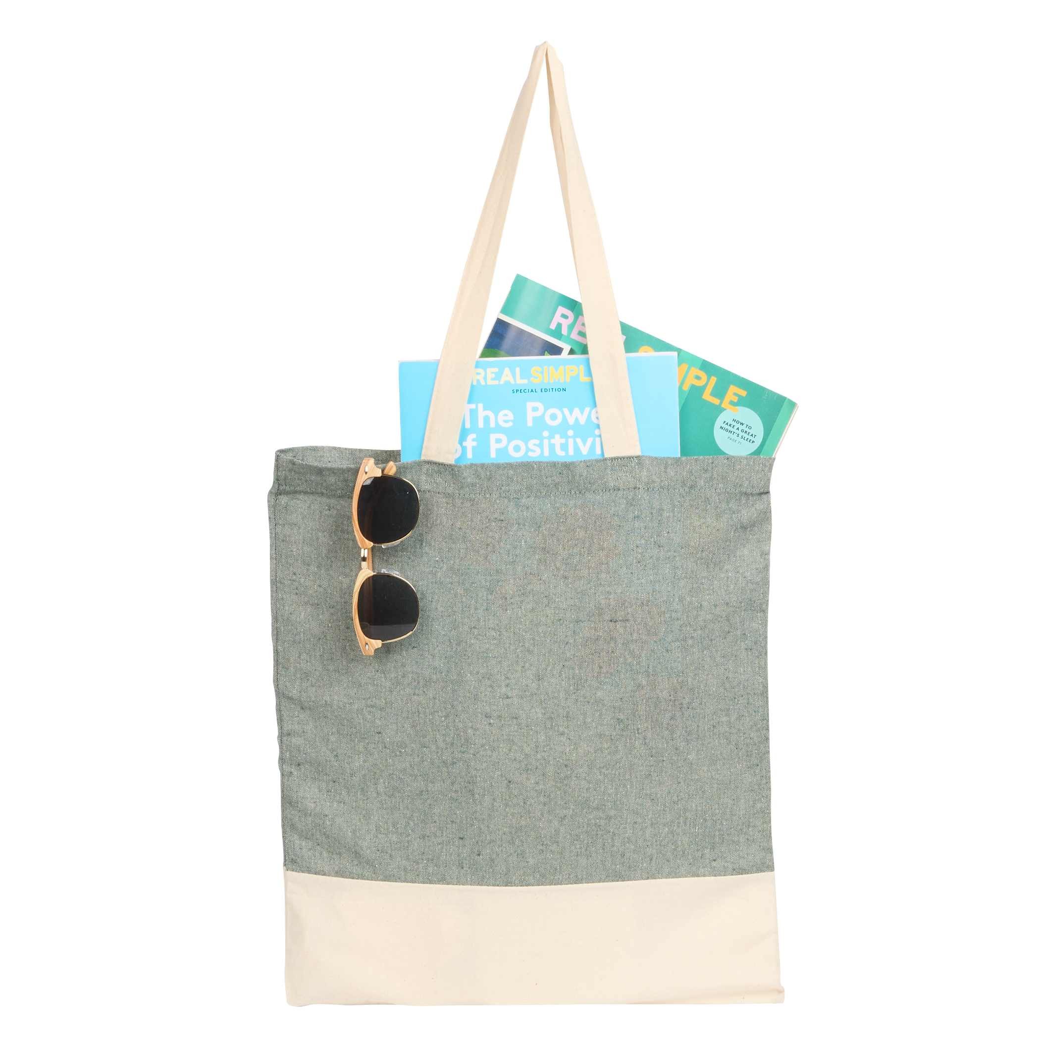 Picture of Split Recycled 5oz Cotton Twill Convention Tote