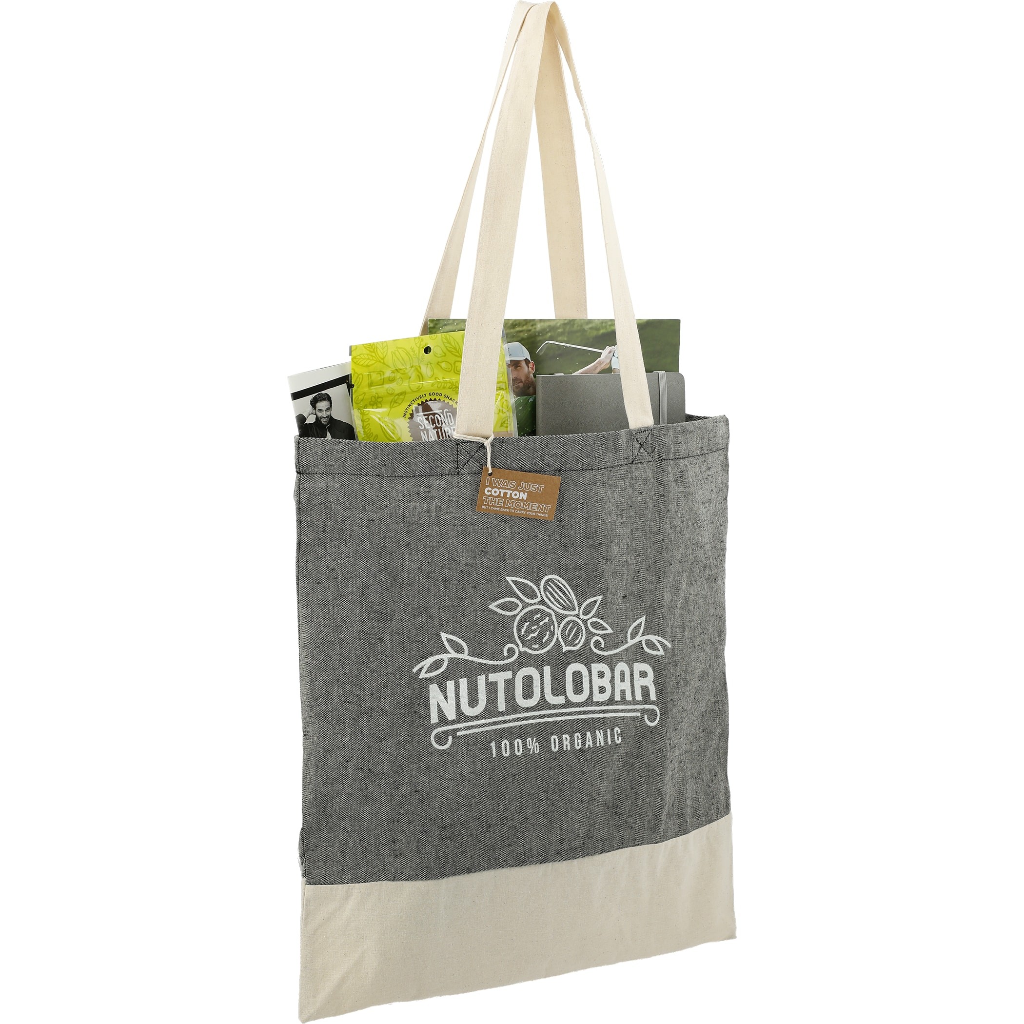 Picture of Split Recycled 5oz Cotton Twill Convention Tote