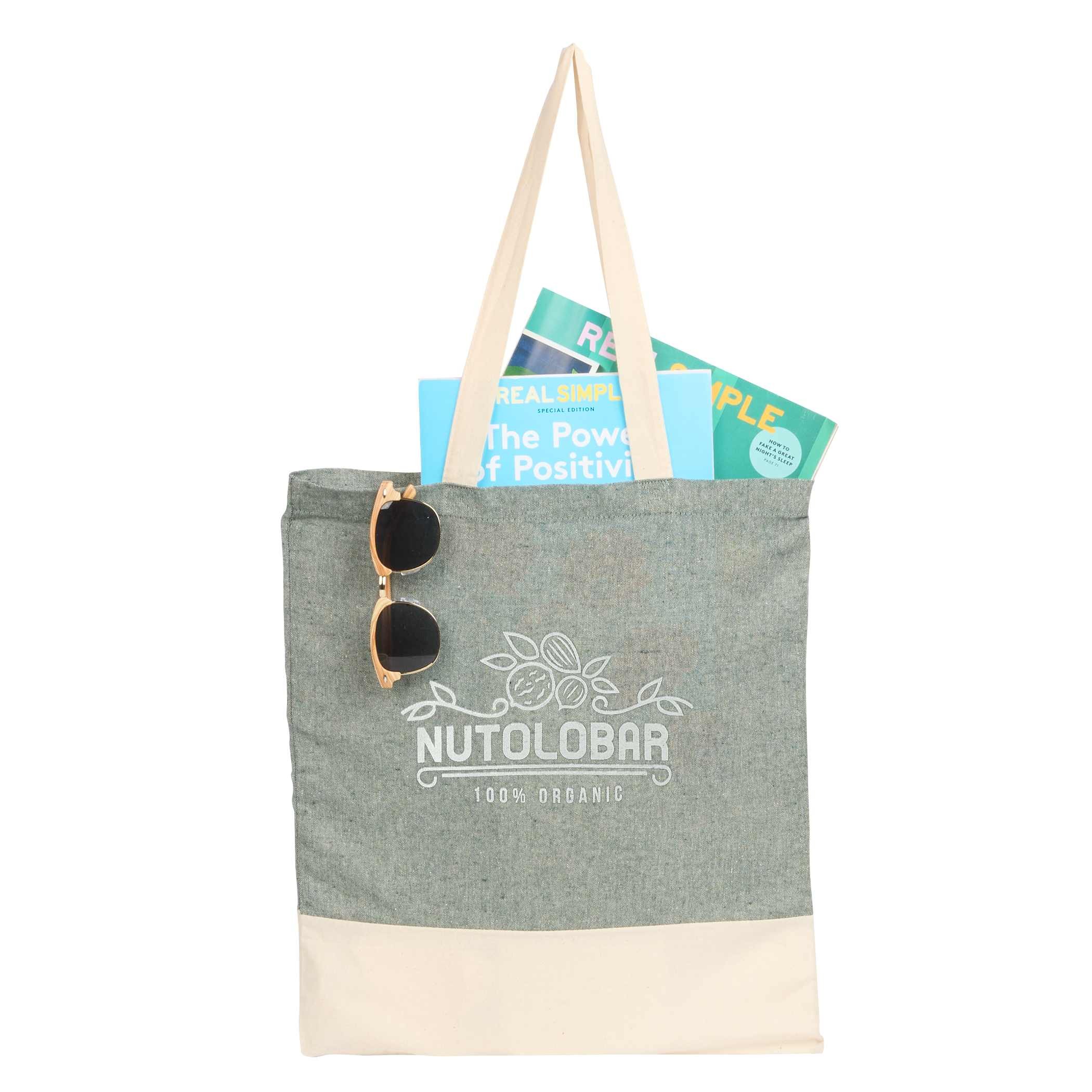 Picture of Split Recycled 5oz Cotton Twill Convention Tote