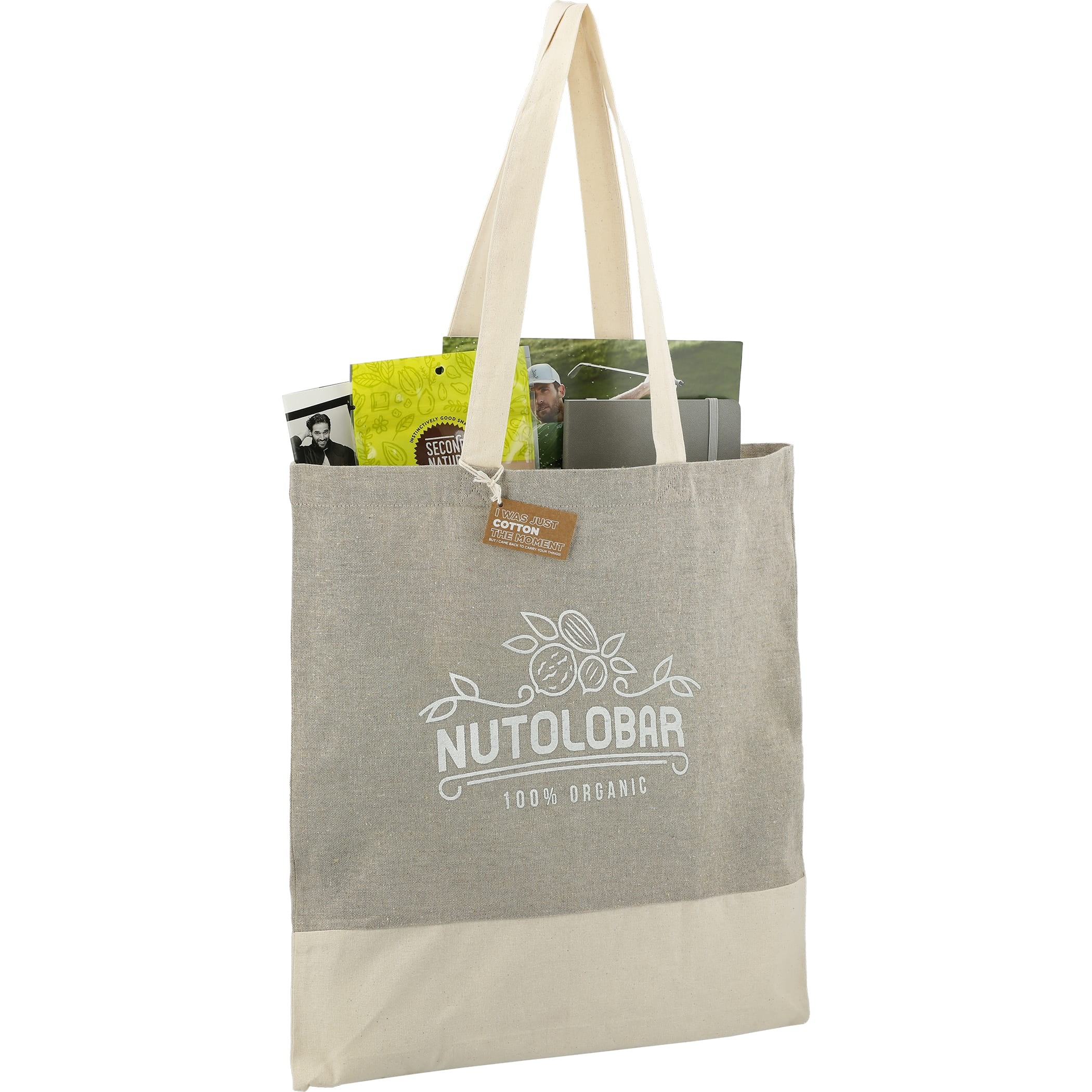 Picture of Split Recycled 5oz Cotton Twill Convention Tote