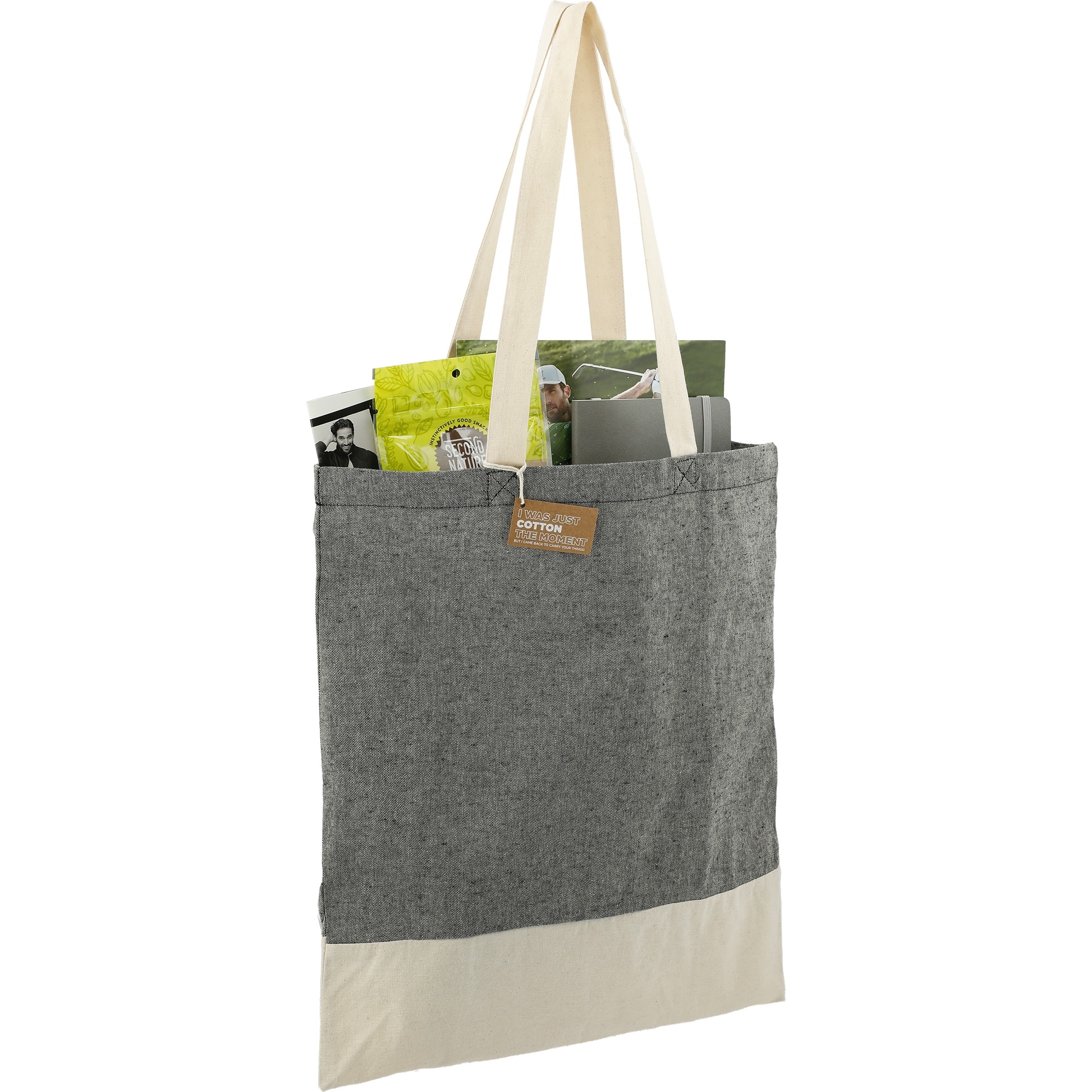 Picture of Split Recycled 5oz Cotton Twill Convention Tote