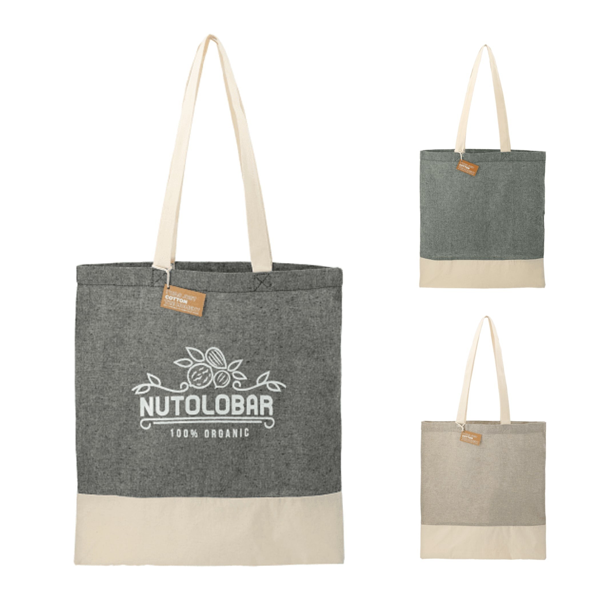 Picture of Split Recycled 5oz Cotton Twill Convention Tote