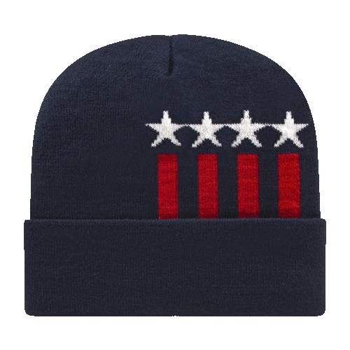 Picture of Stars & Stripes Knit Cap with Cuff