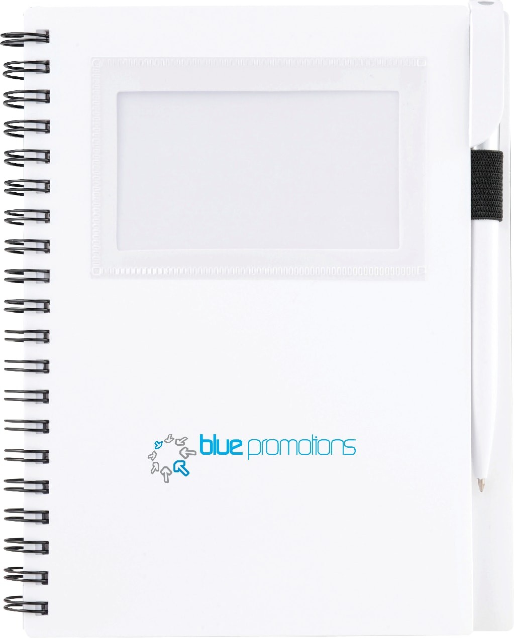 Picture of 5.5'' x 7'' FSC® Mix Star Spiral Notebook with Pen