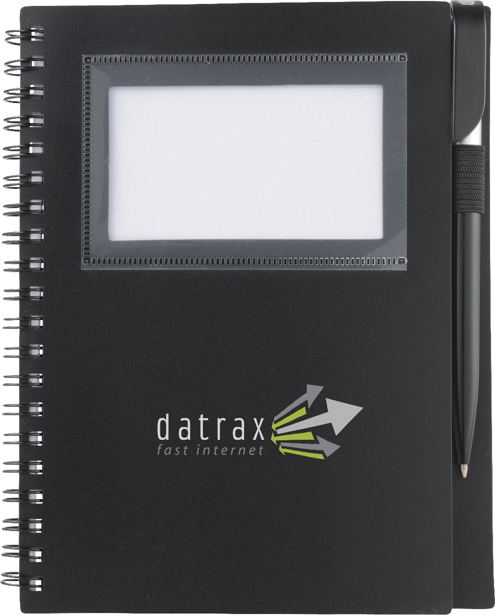 Picture of 5.5'' x 7'' FSC® Mix Star Spiral Notebook with Pen