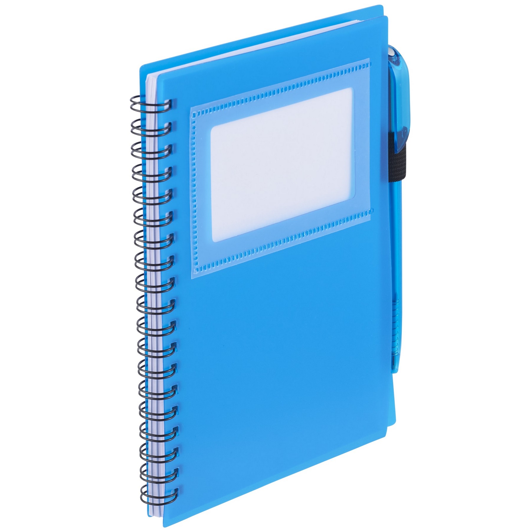 Picture of 5.5'' x 7'' FSC® Mix Star Spiral Notebook with Pen