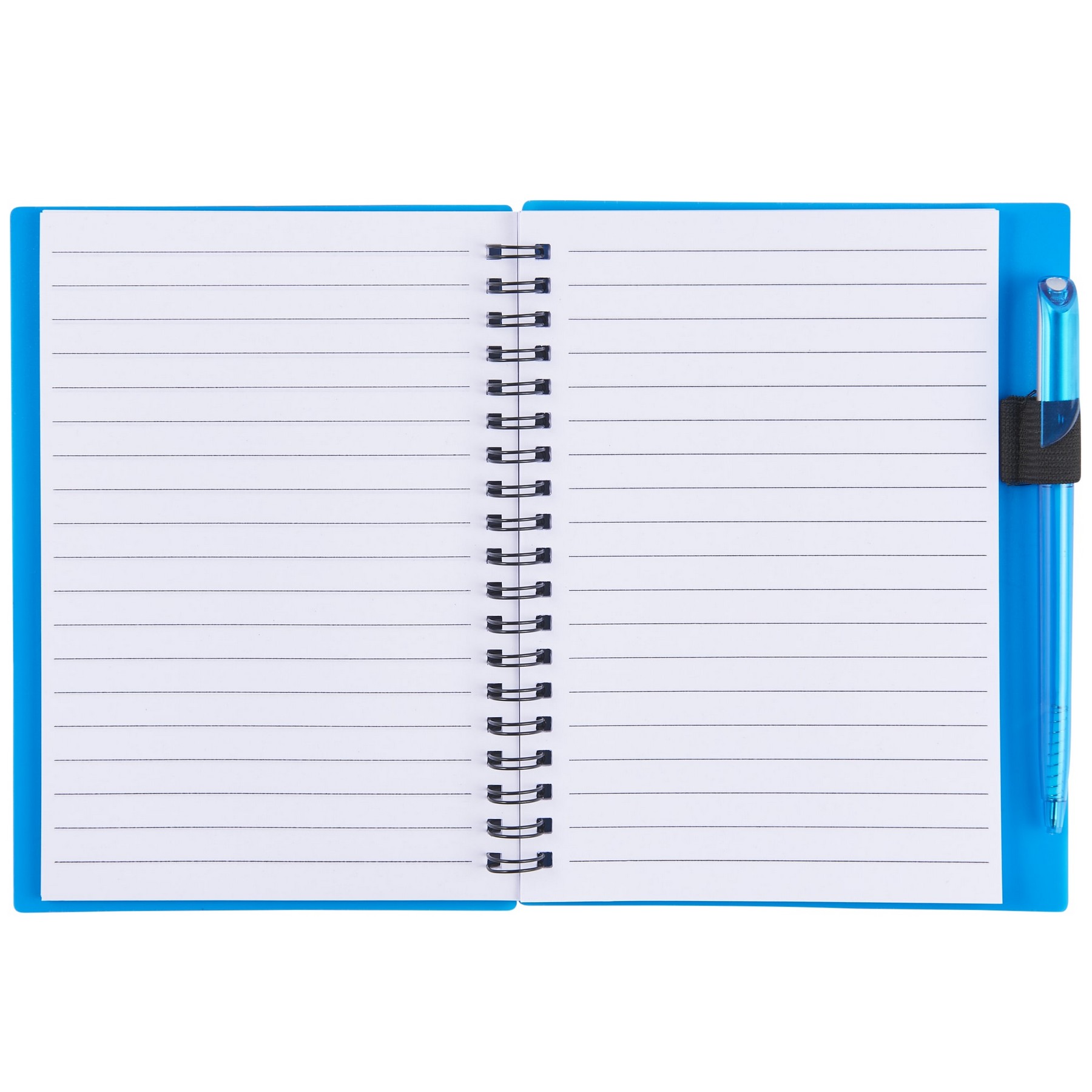 Picture of 5.5'' x 7'' FSC® Mix Star Spiral Notebook with Pen