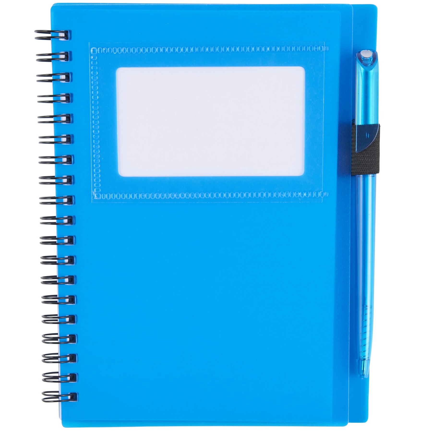 Picture of 5.5'' x 7'' FSC® Mix Star Spiral Notebook with Pen