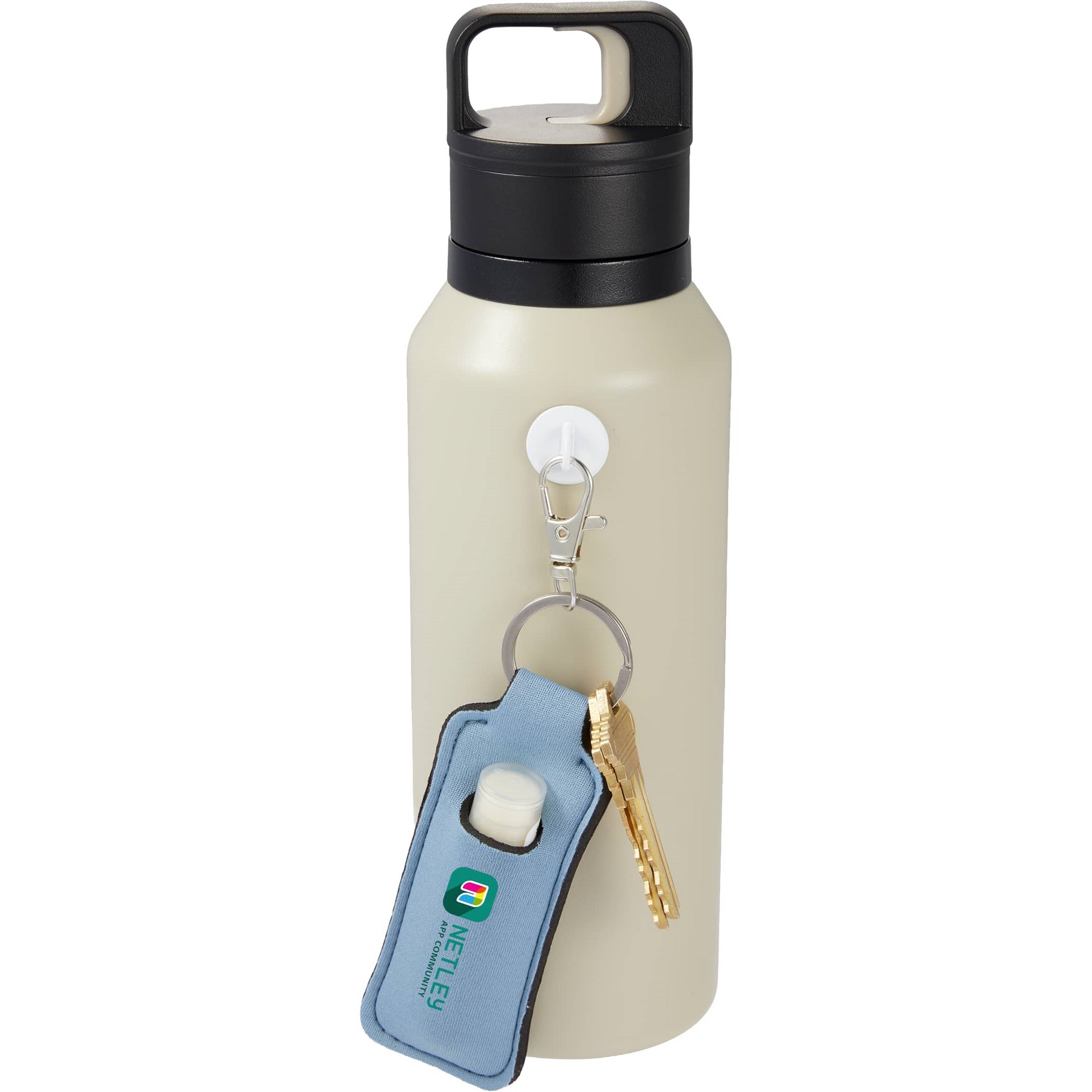 Picture of Bottle Charm w/ Neoprene Chapstick Holder